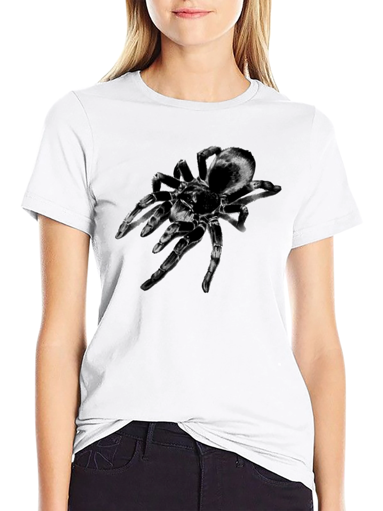Black Tarantula Graphic Tee - Bold Spider Design view 9