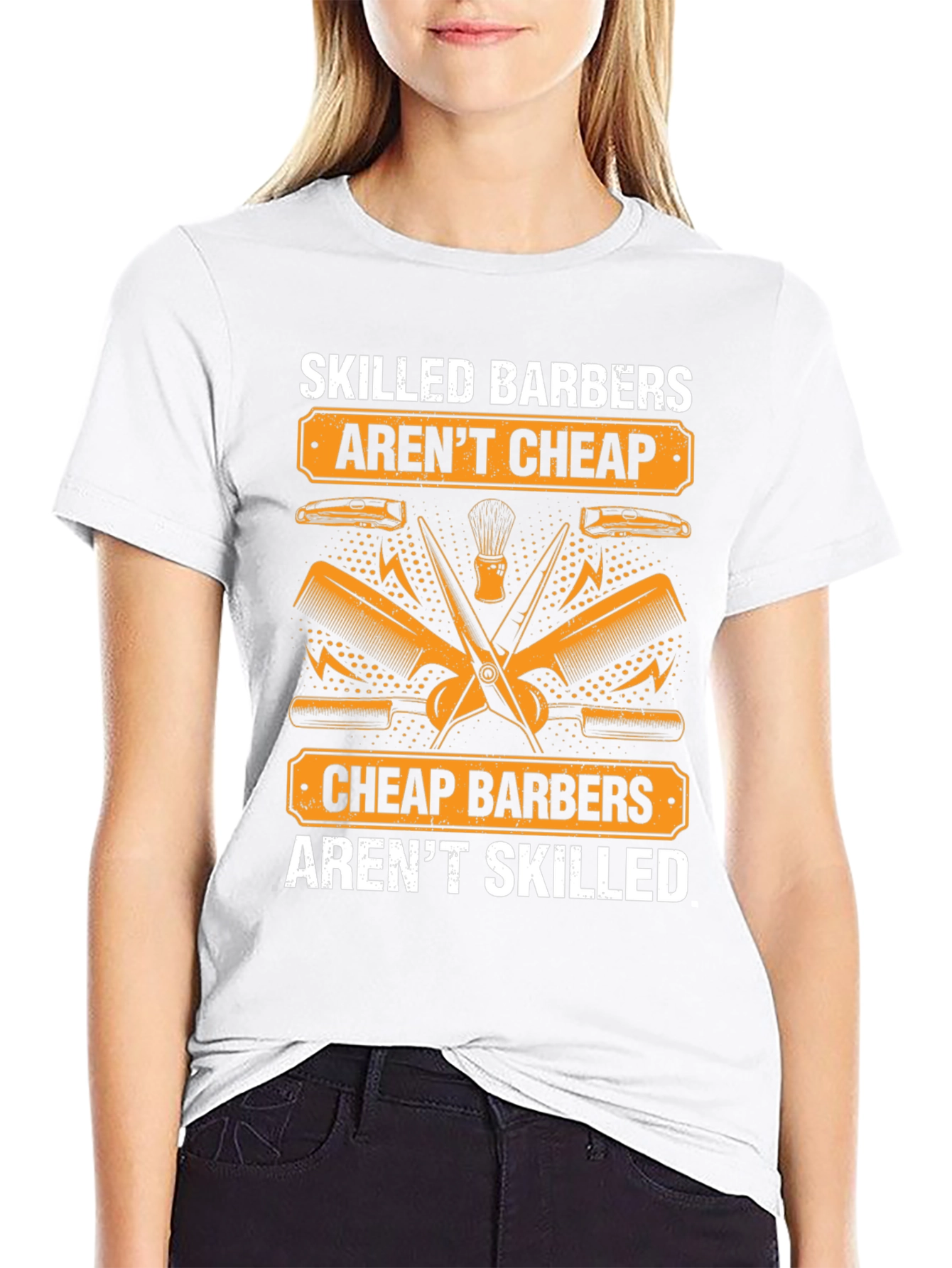 Skilled Barbers Graphic T-Shirt - Premium Barber Apparel - 9