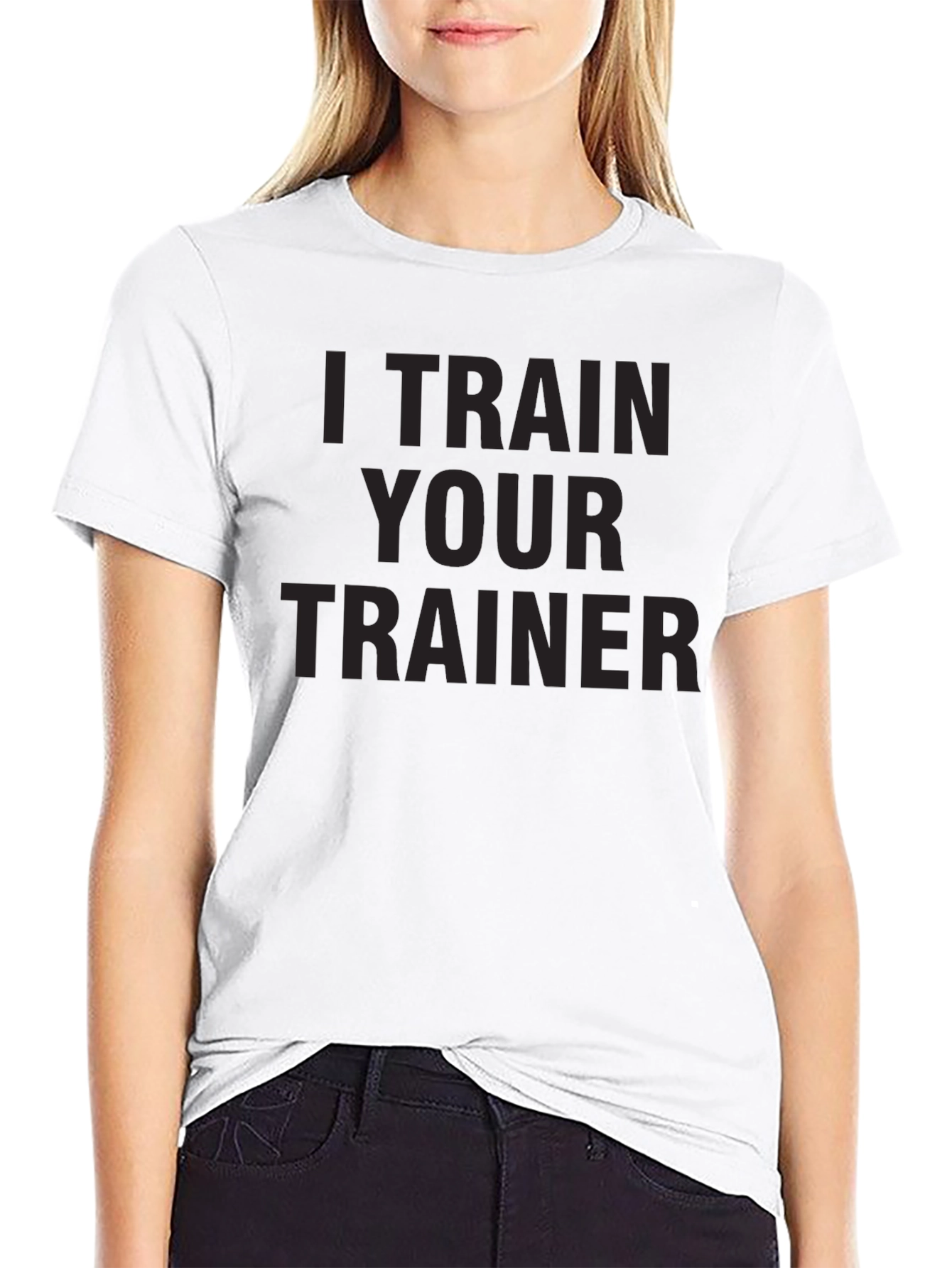 Black I Train Your Trainer - Men's Graphic Tee view 9