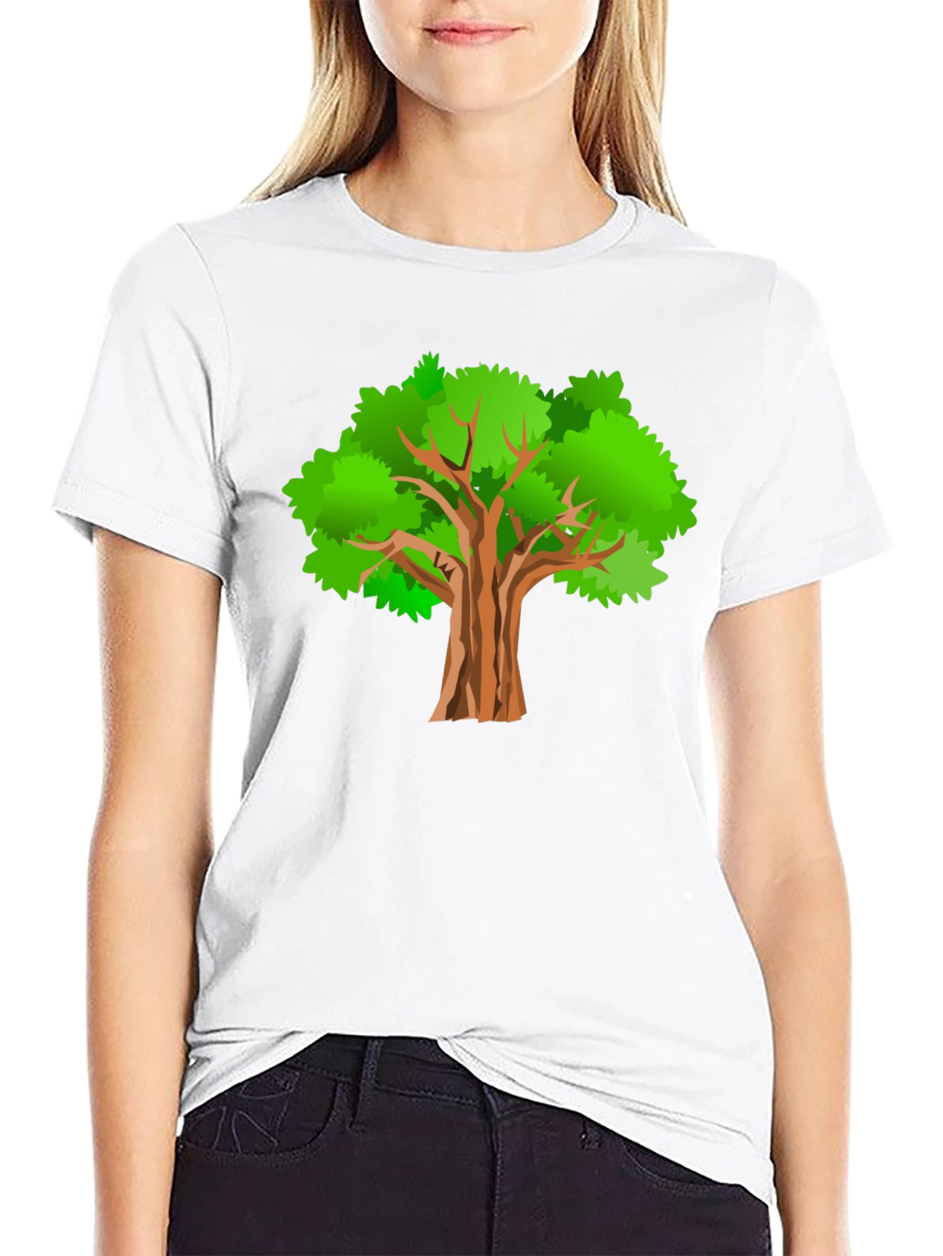 Tree Graphic Tee - Nature Inspired Design - 9
