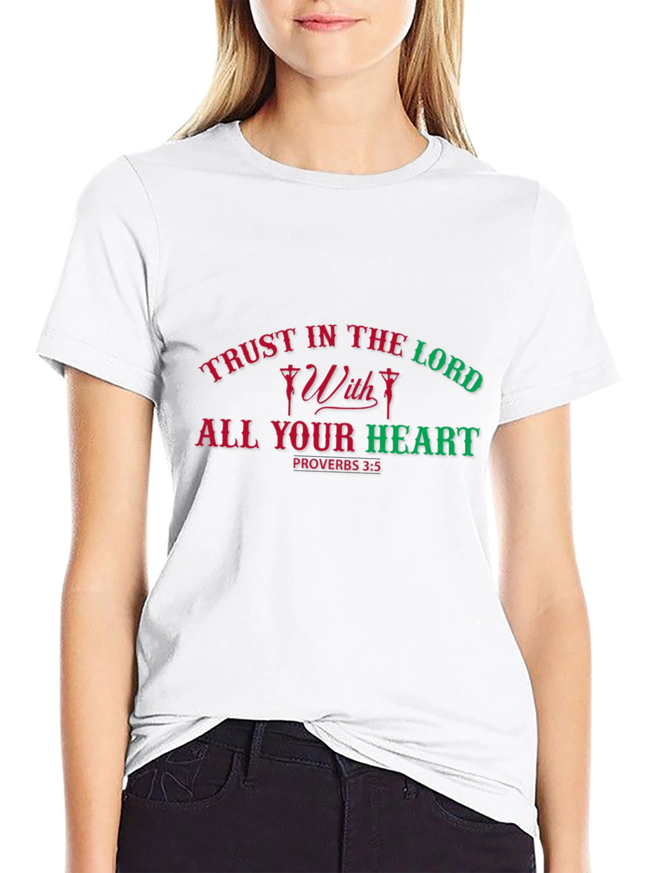 Black Trust in the Lord T-Shirt view 9