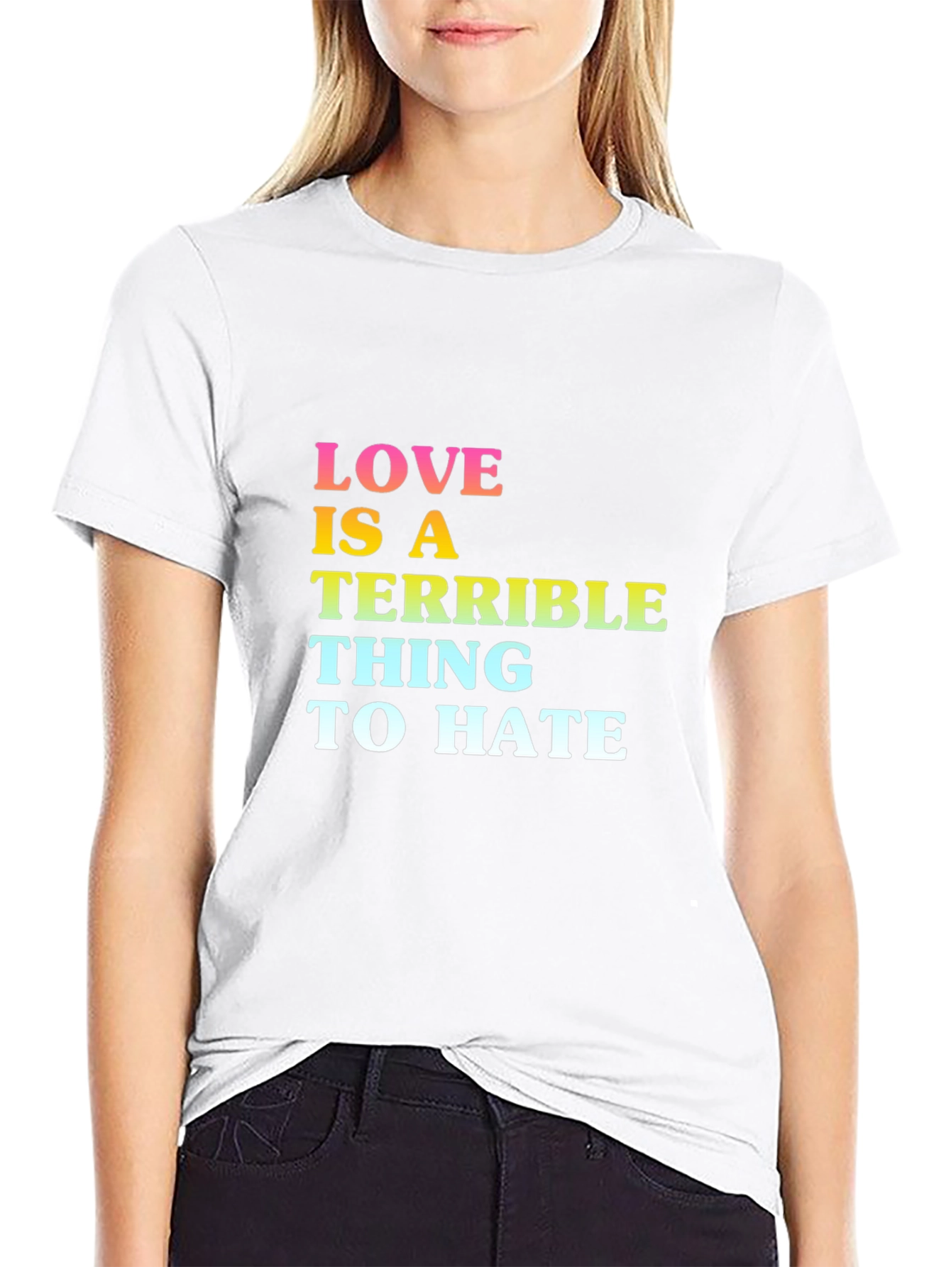 Black Love Is A Terrible Thing To Hate T-Shirt view 9