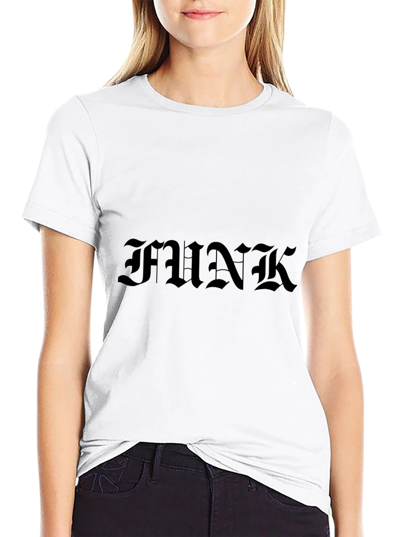 Black Black 'Funk' Graphic Print T-Shirt view 9