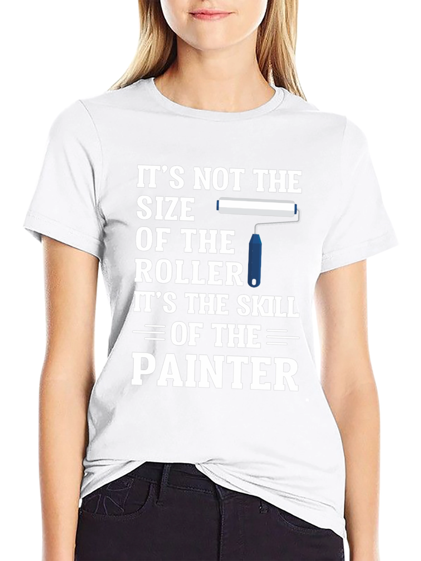 Black Painter Skill T-Shirt - Funny Painter Gift view 9