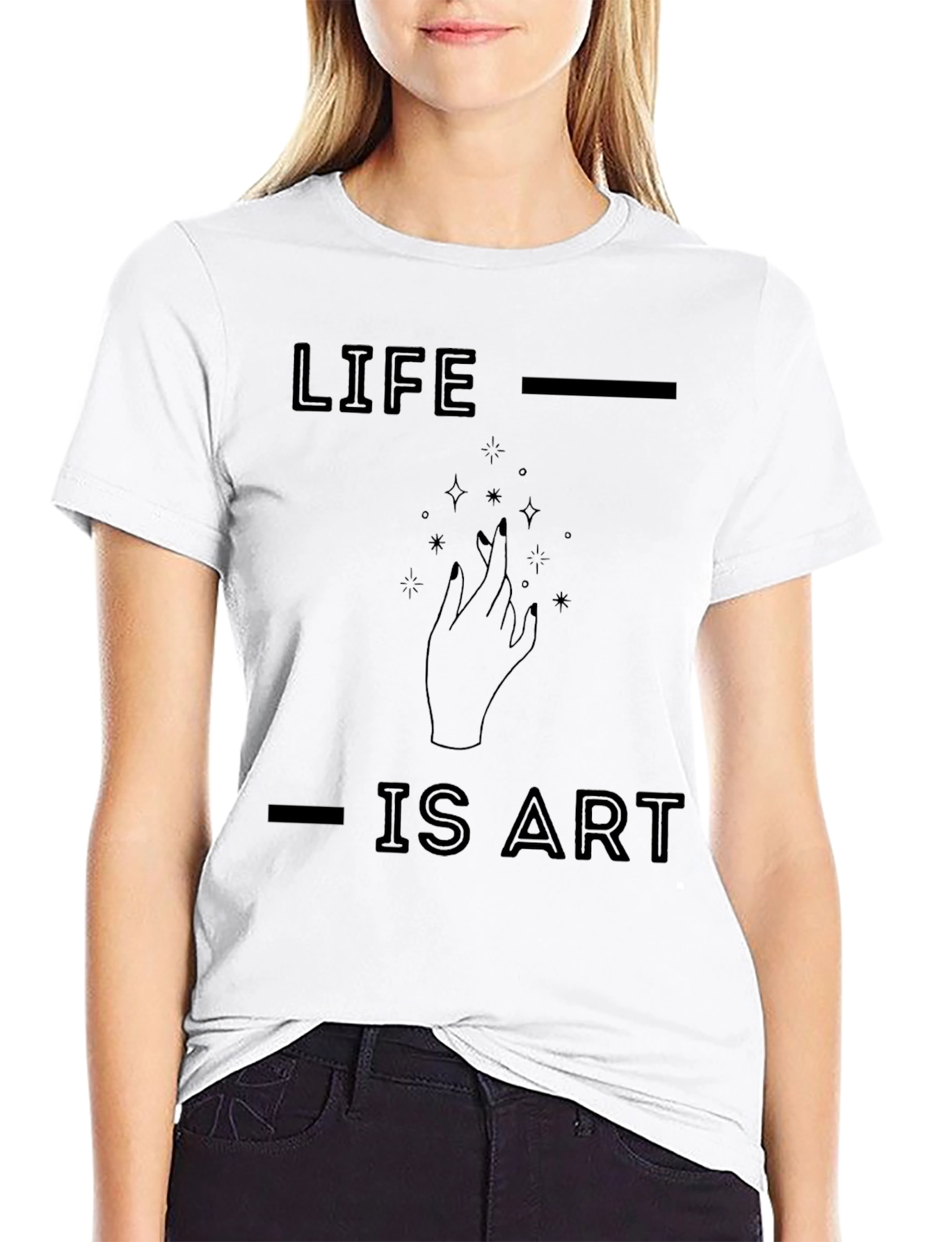 Life is Art Graphic T-Shirt -  Unisex Cotton Tee - 9