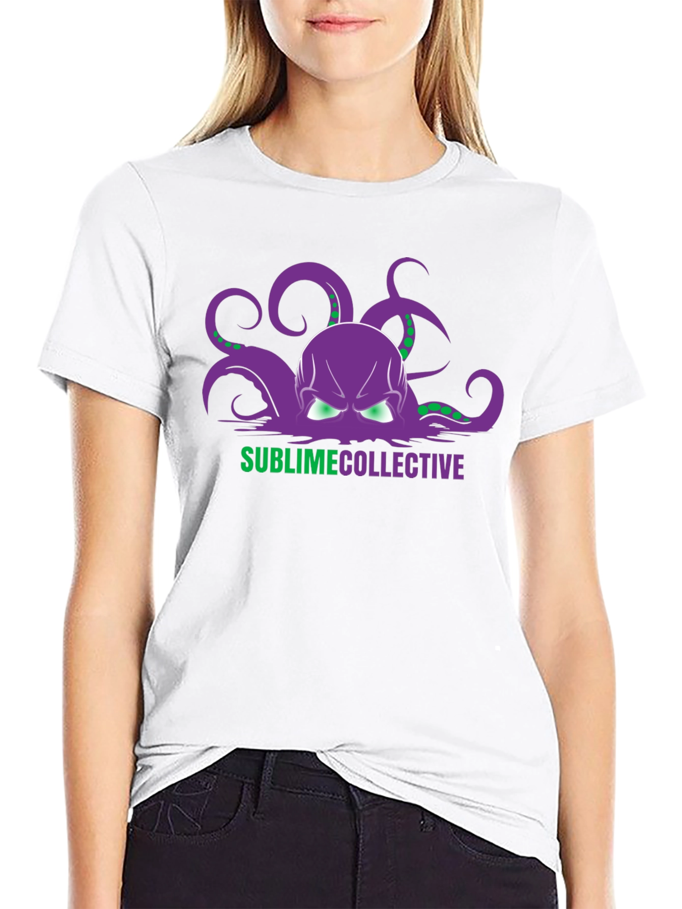 Black Sublime Collective Octopus Graphic Tee view 9