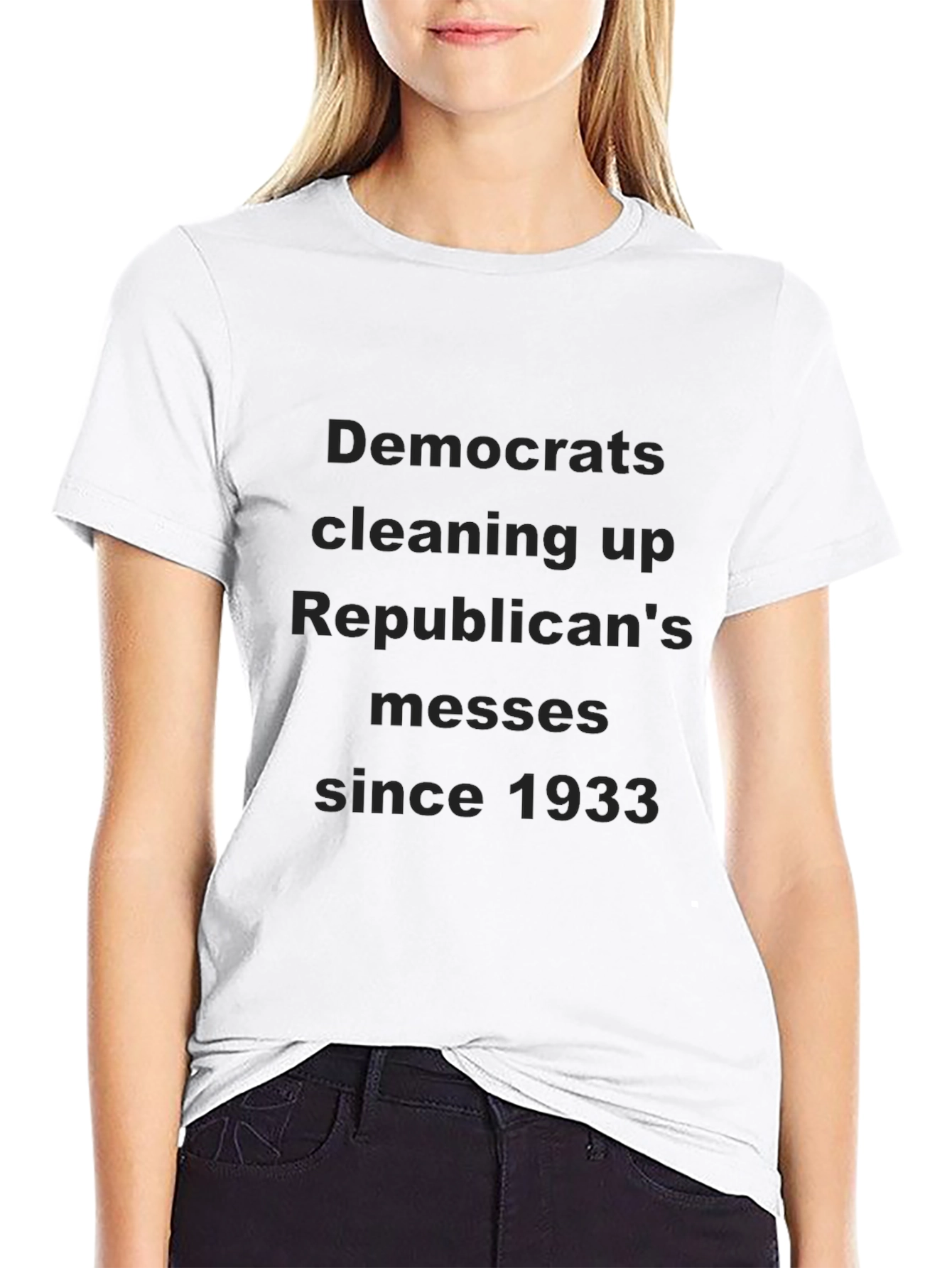 Black Democrats Cleaning Up Republican Messes T-Shirt view 9