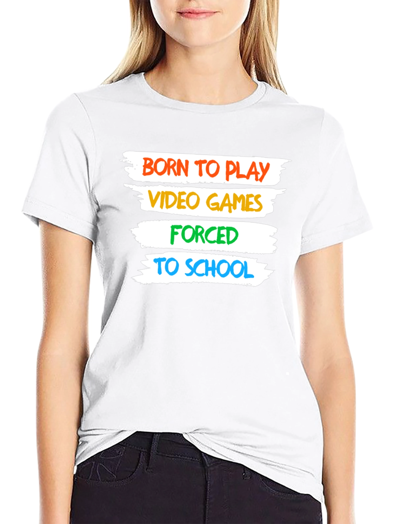 Born to Play Video Games T-Shirt - Gamer Style - 9