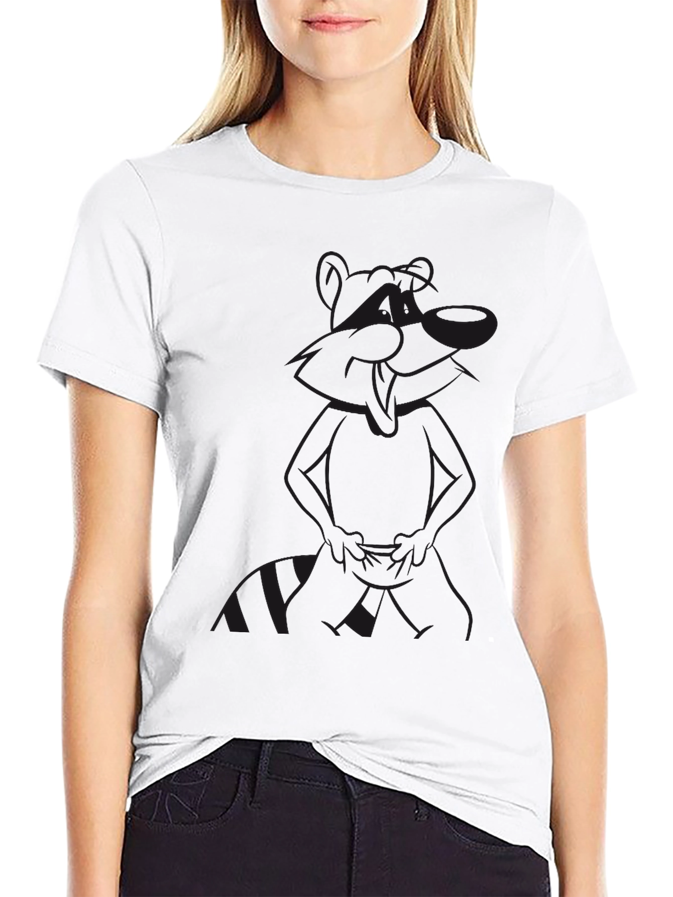 Black Men's Black Graphic T-Shirt view 9