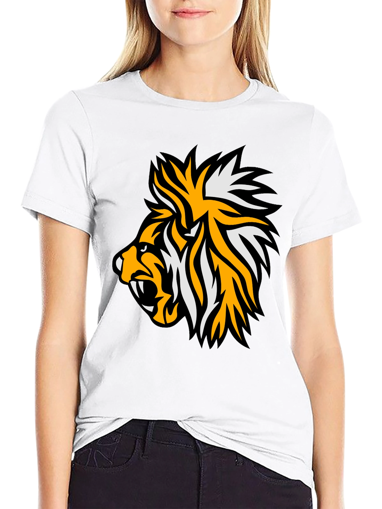 Black Bold Tiger Graphic Tee - Fierce Style! view 9