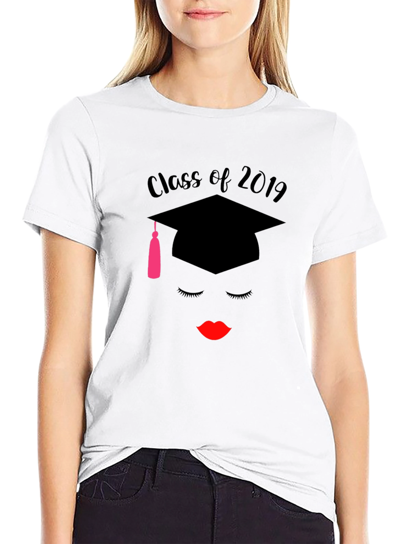 Black Class of 2019 Graduation T-Shirt view 9