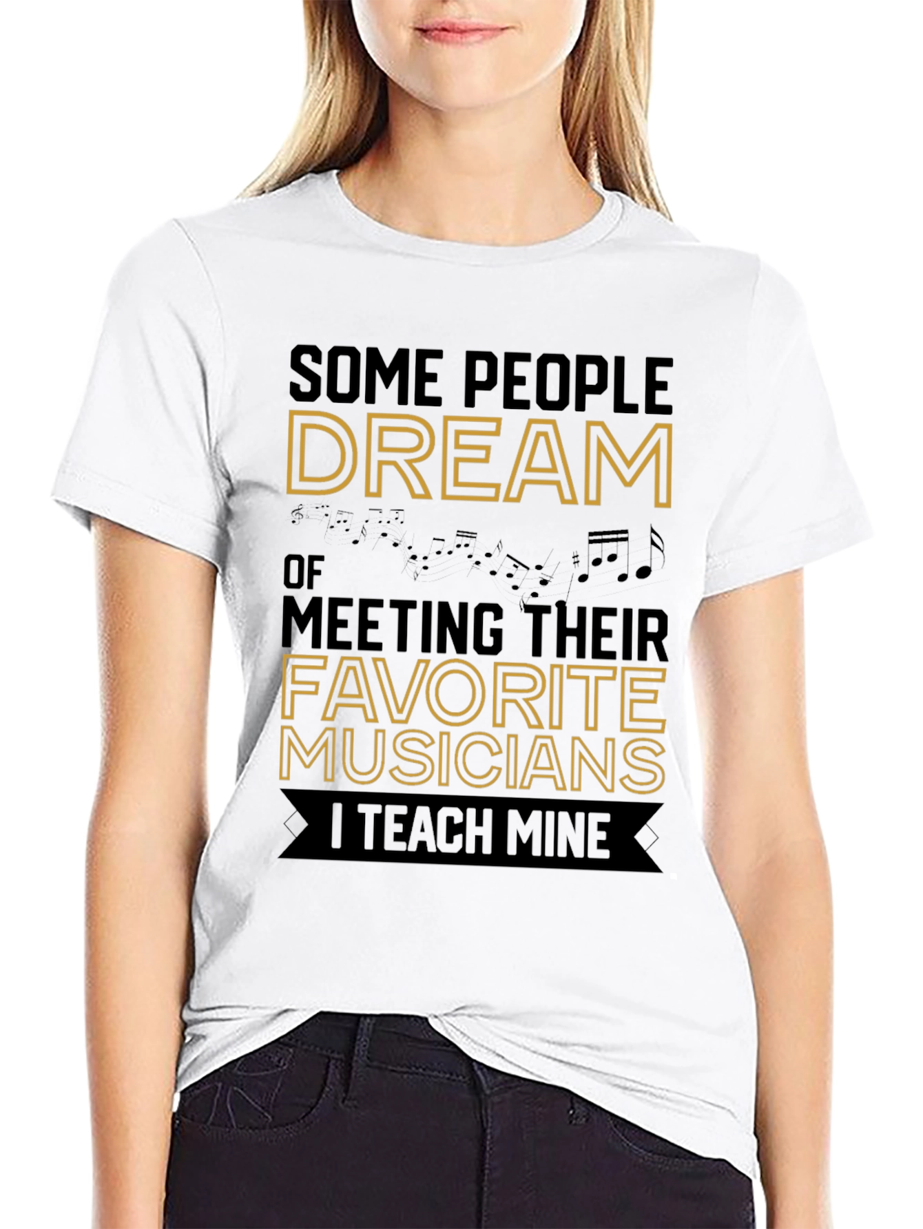 Black Musician Teacher T-Shirt - Teach Mine Tee view 9