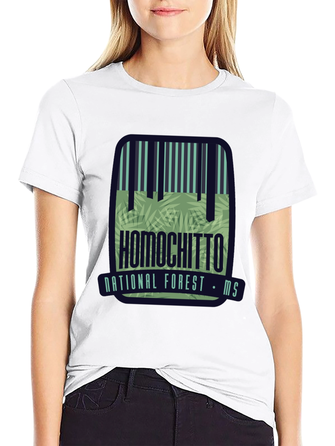 Black Homochitto National Forest T-Shirt view 9