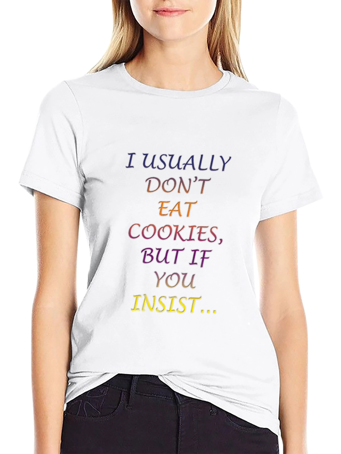 Black Cookie Lover's Novelty T-Shirt view 9