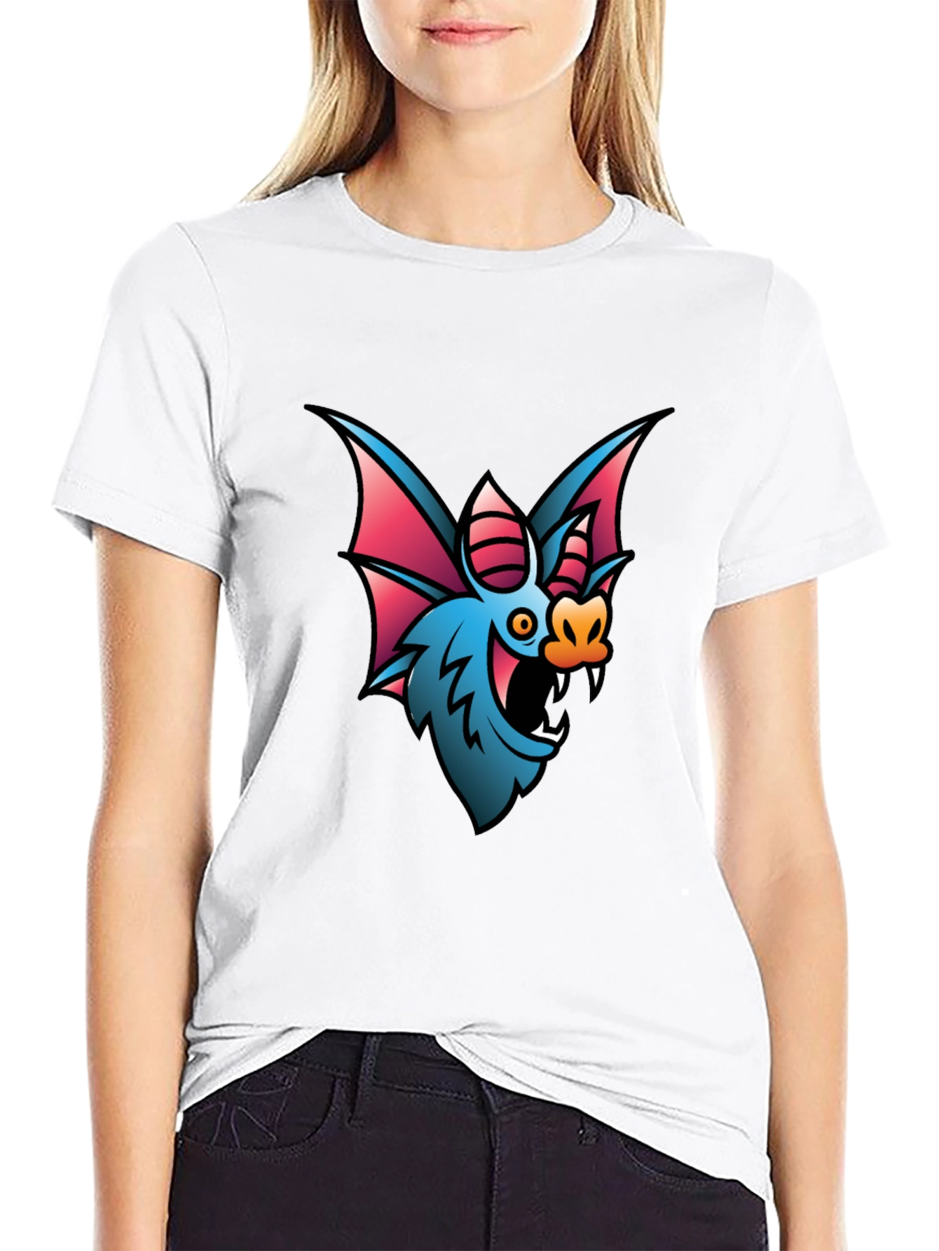 Black Bat Graphic T-Shirt - Unique & Stylish Design view 9
