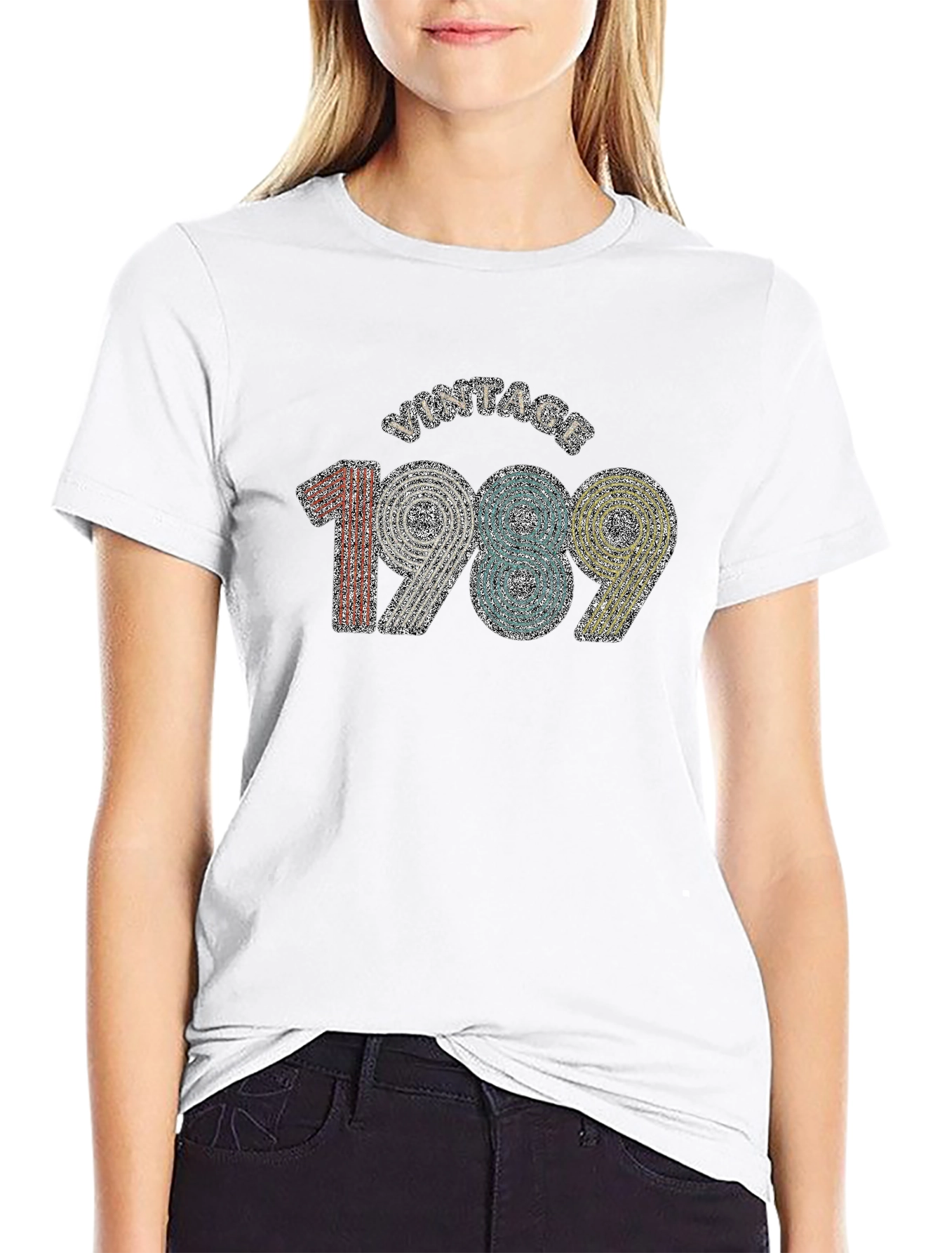 Black Vintage 1989 Graphic Tee view 9