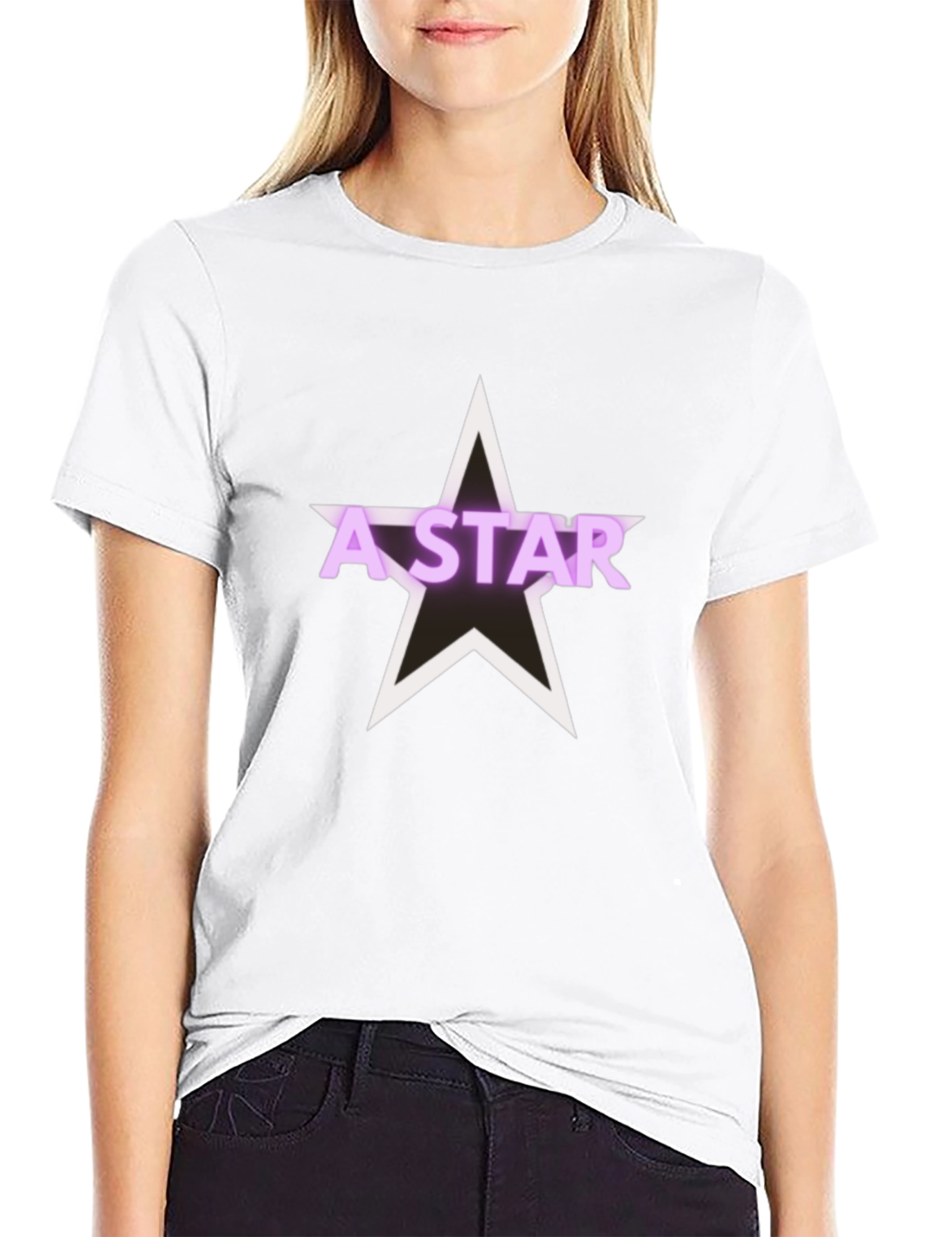 Black A-Star Graphic Tee - Men's Black Short Sleeve view 9