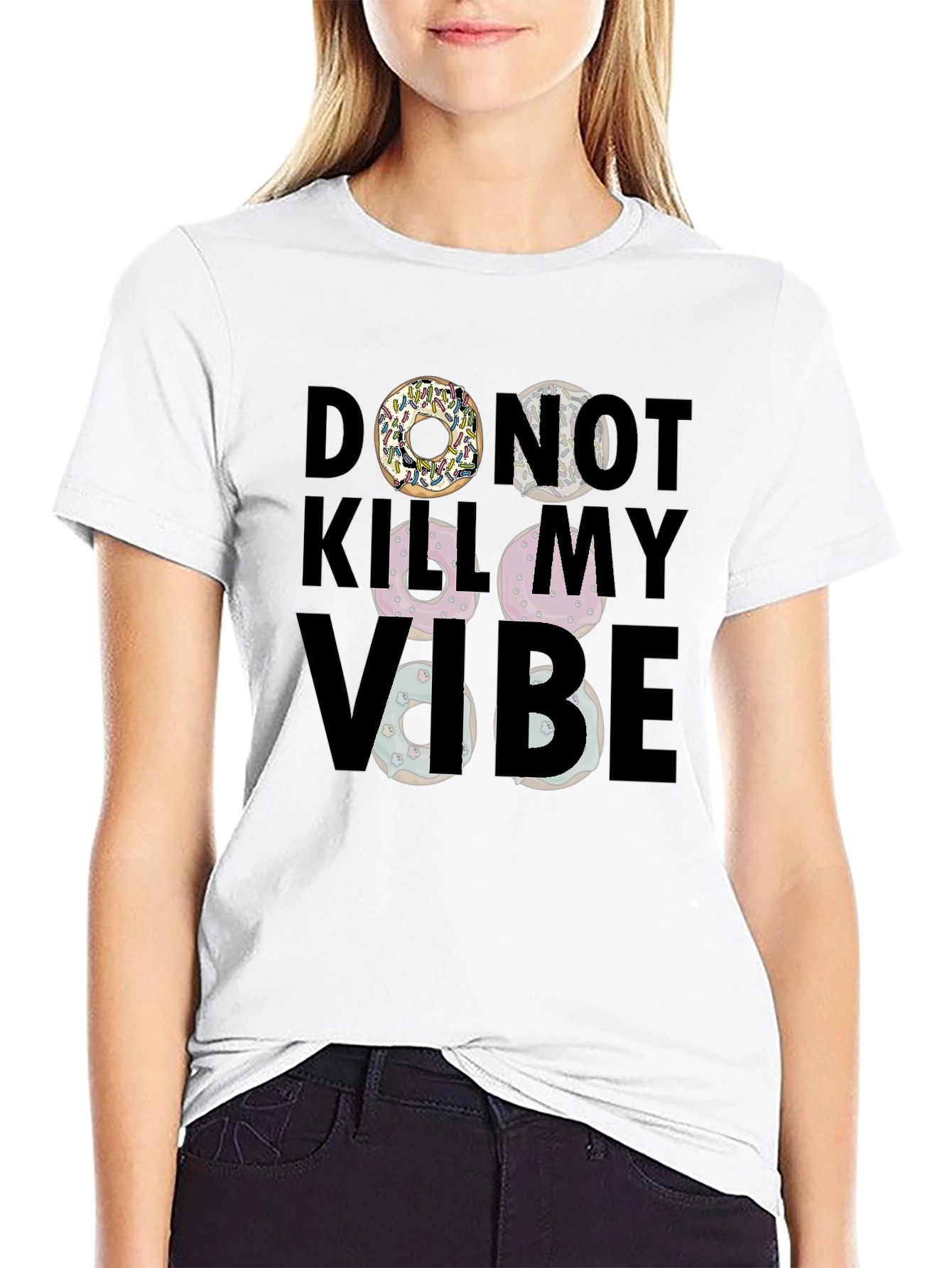 Donut Kill My Vibe Graphic T-Shirt - 9