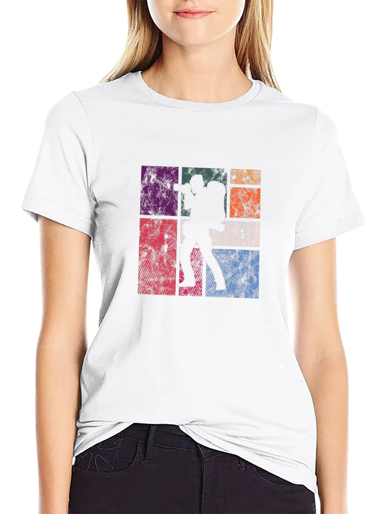 Black Retro Photographer T-Shirt - Vintage Style view 9