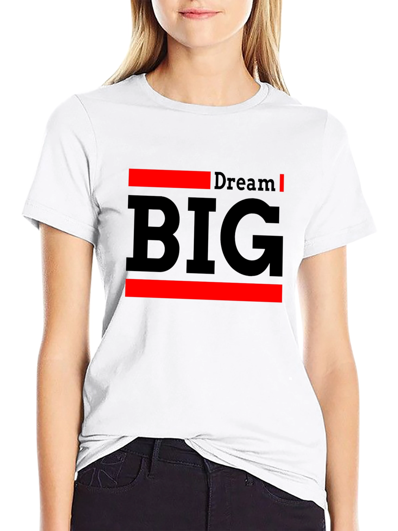 Black Dream Big Graphic T-Shirt view 9