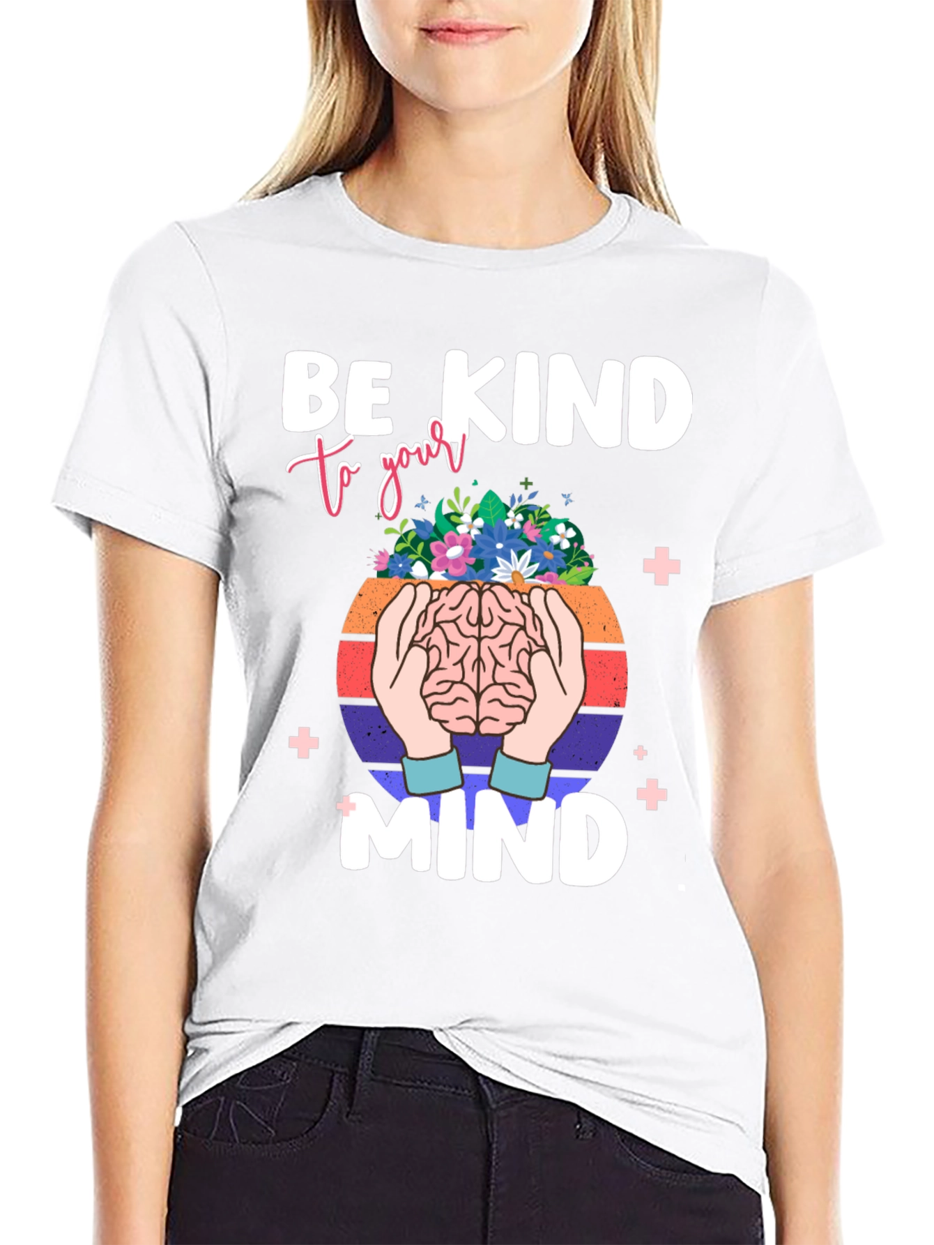 Be Kind to Your Mind Graphic Tee - 9