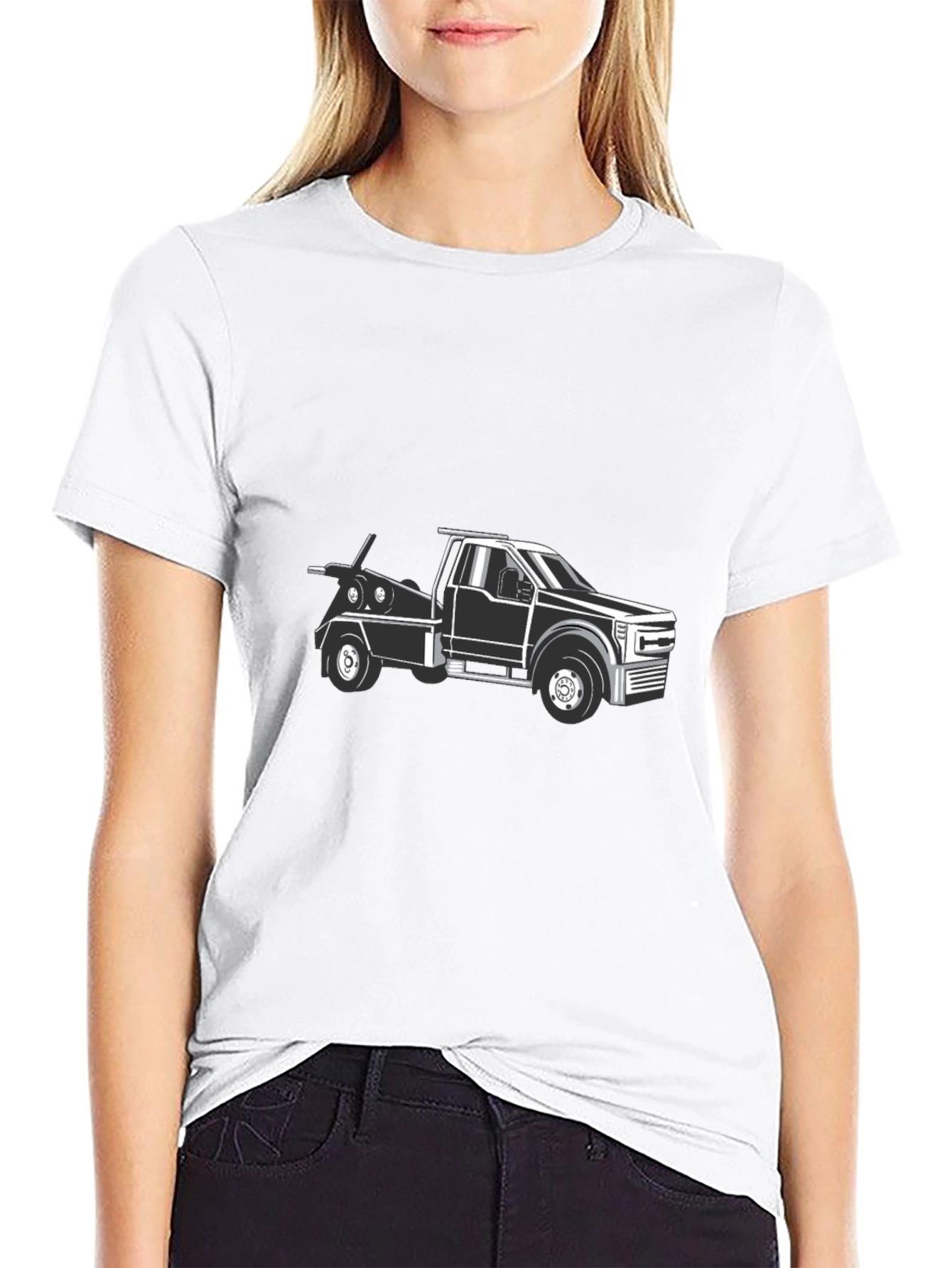 Tow Truck Graphic Tee - Cool Automotive Design - 9