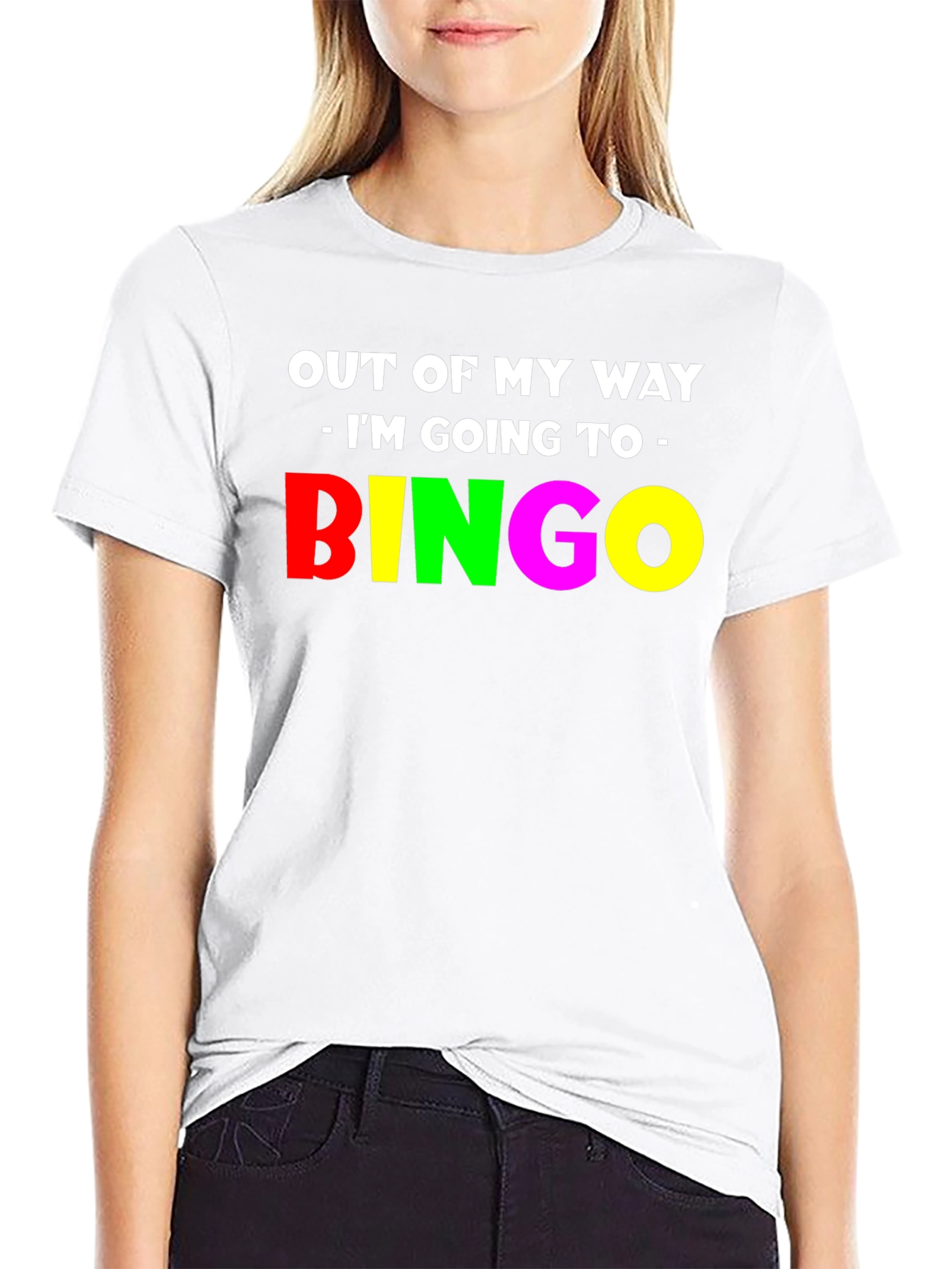 Black Bingo T-Shirt - Out of My Way! view 9
