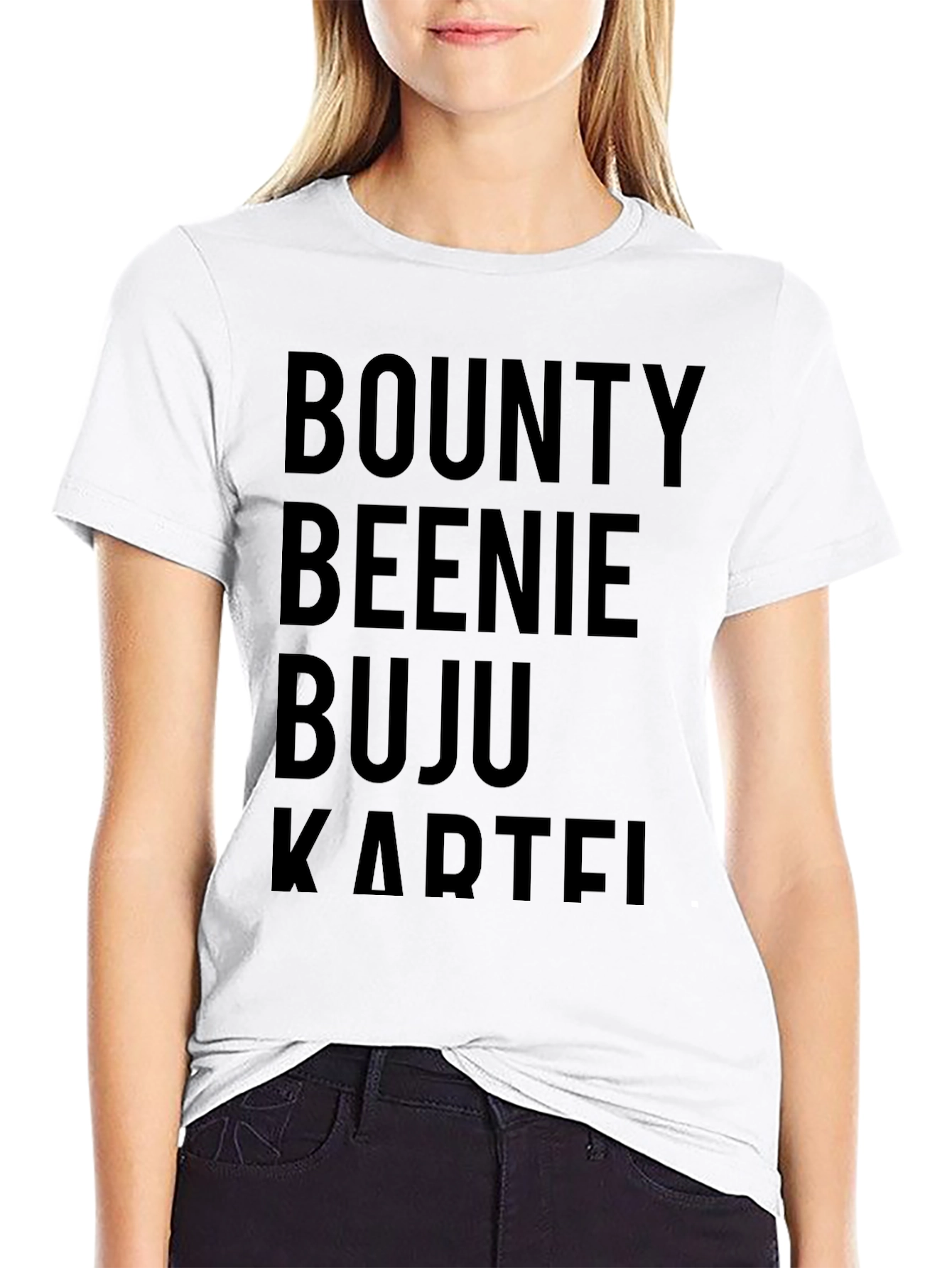 Black Bounty Beenie Buju Kartel Black T-Shirt view 9