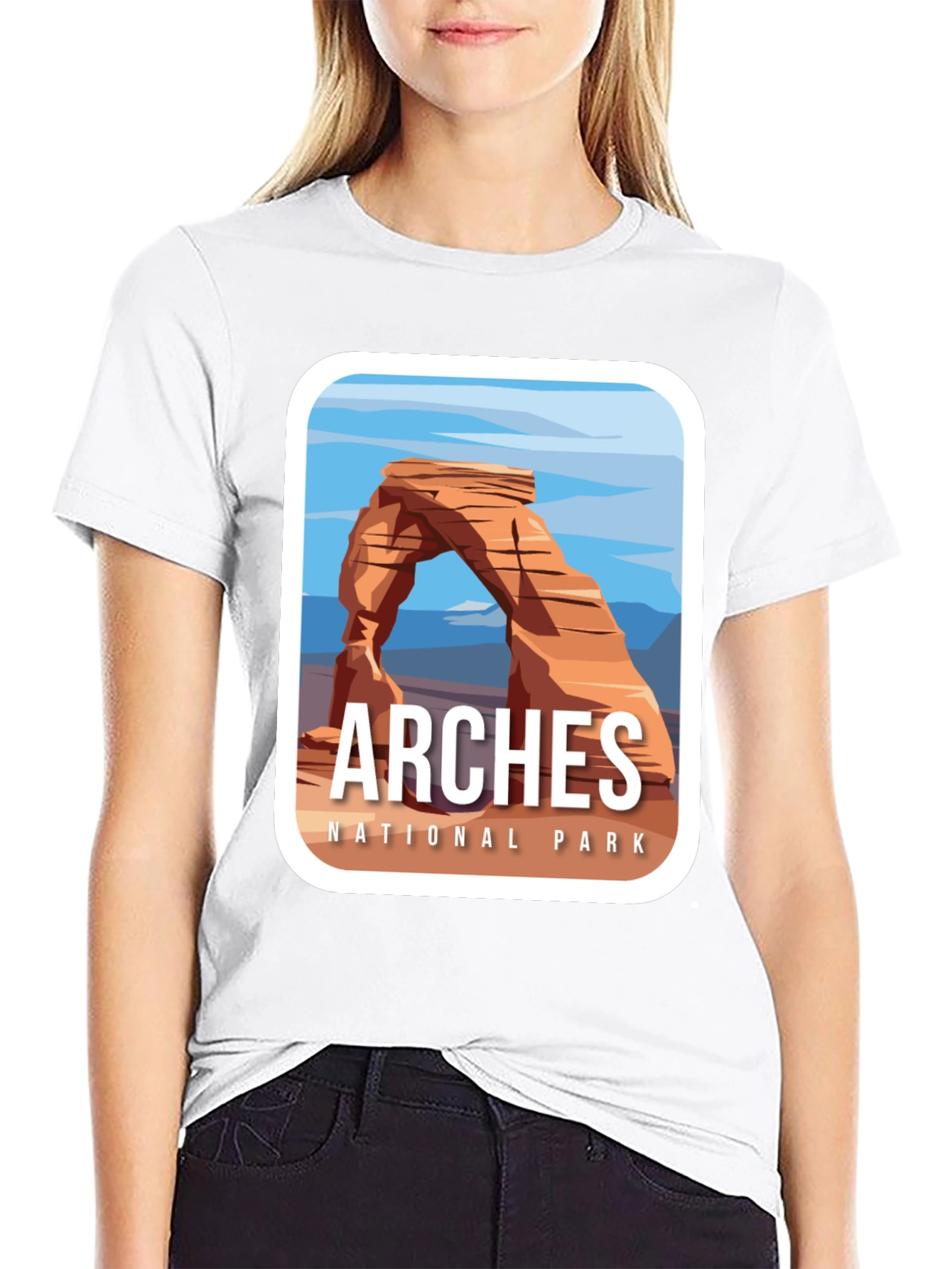 Black Arches National Park Graphic Tee - Unisex view 9