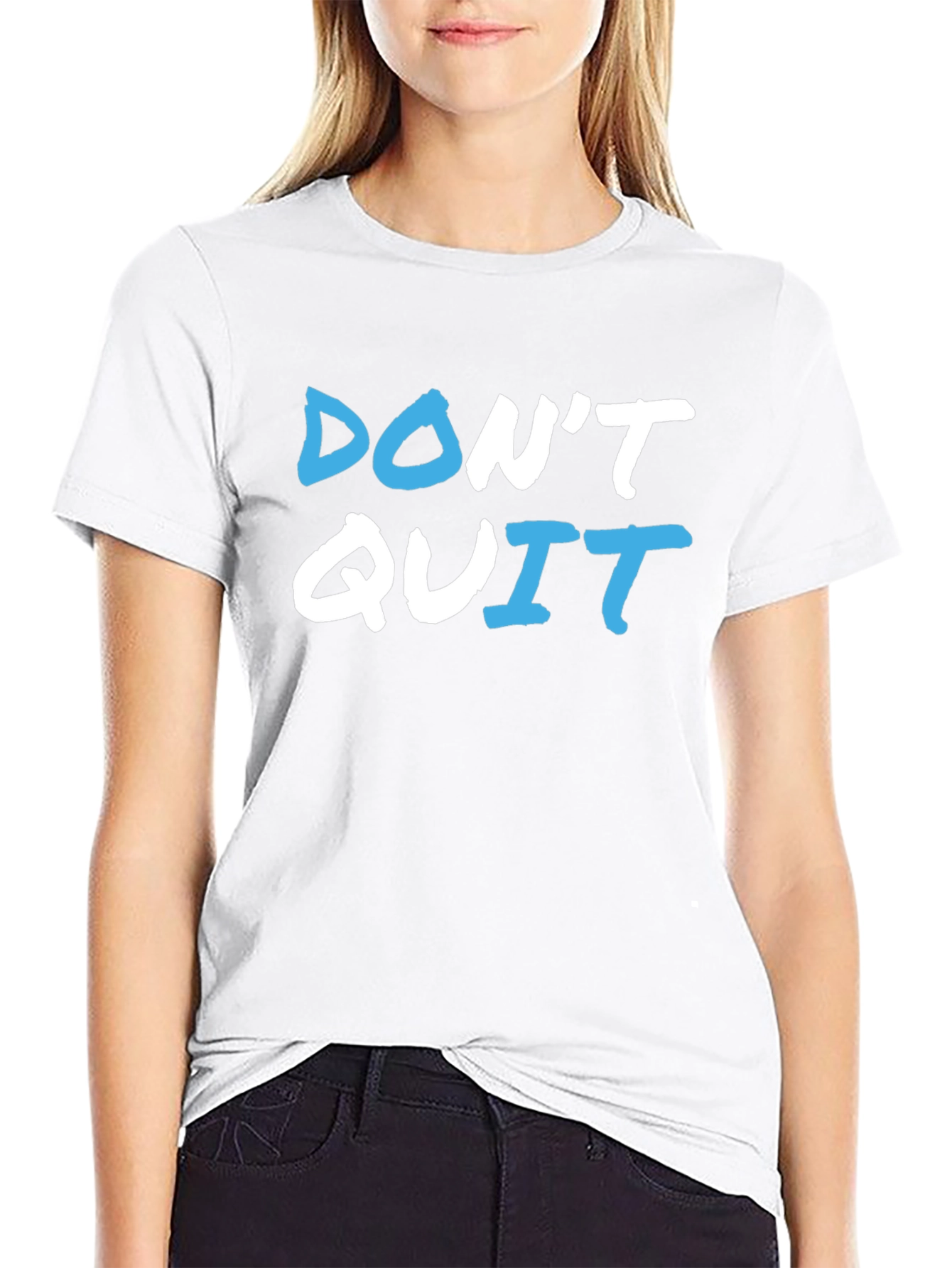 Motivational Don't Quit Graphic Tee - 9