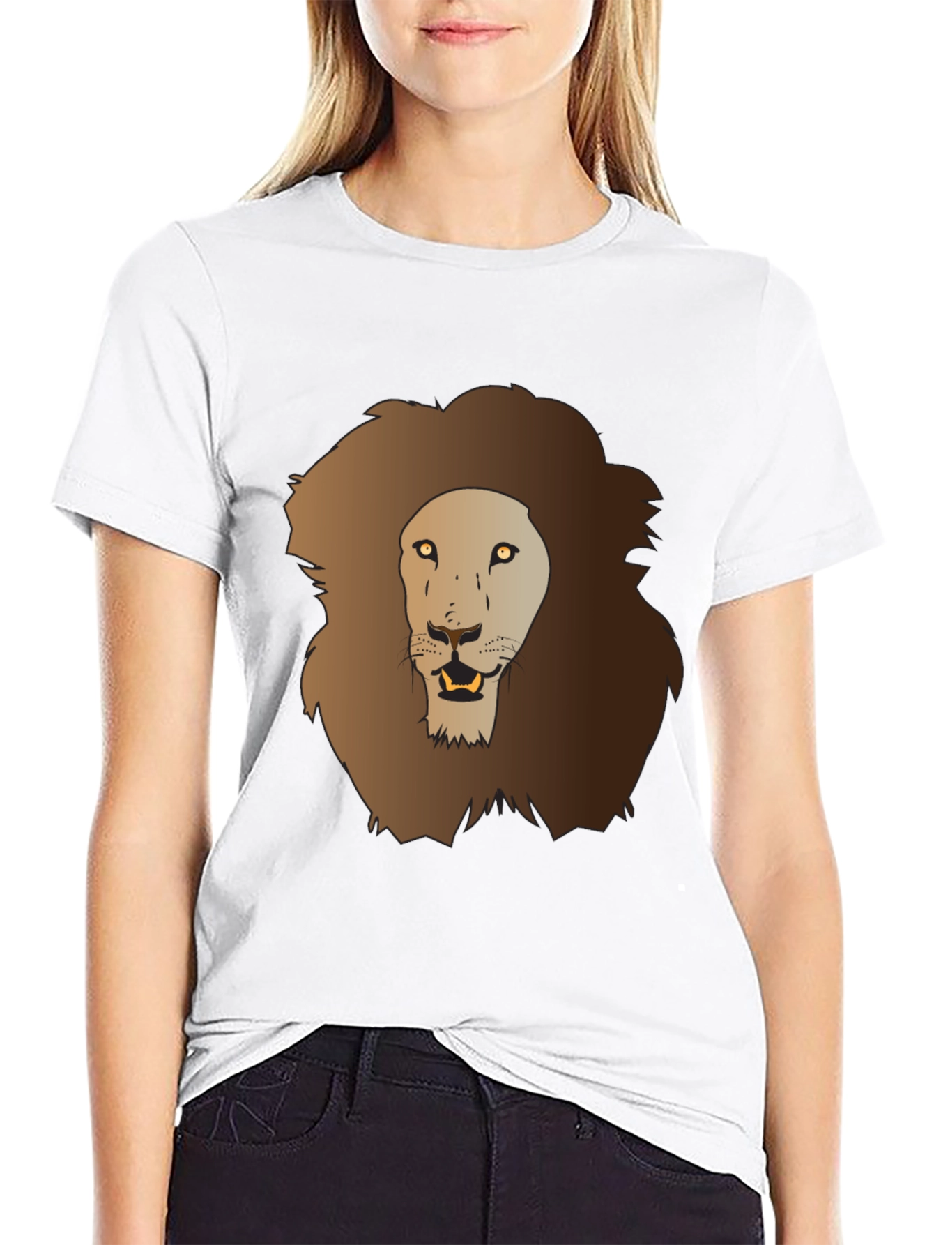 Black Lion Graphic Tee - Men's Black T-Shirt view 9