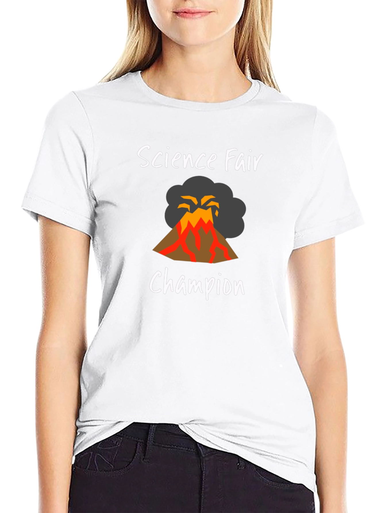 Black Science Fair Champion Volcano T-Shirt view 9