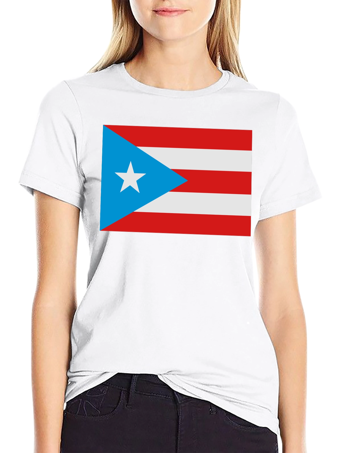 Black Puerto Rico Flag T-Shirt - Pride & Style view 9