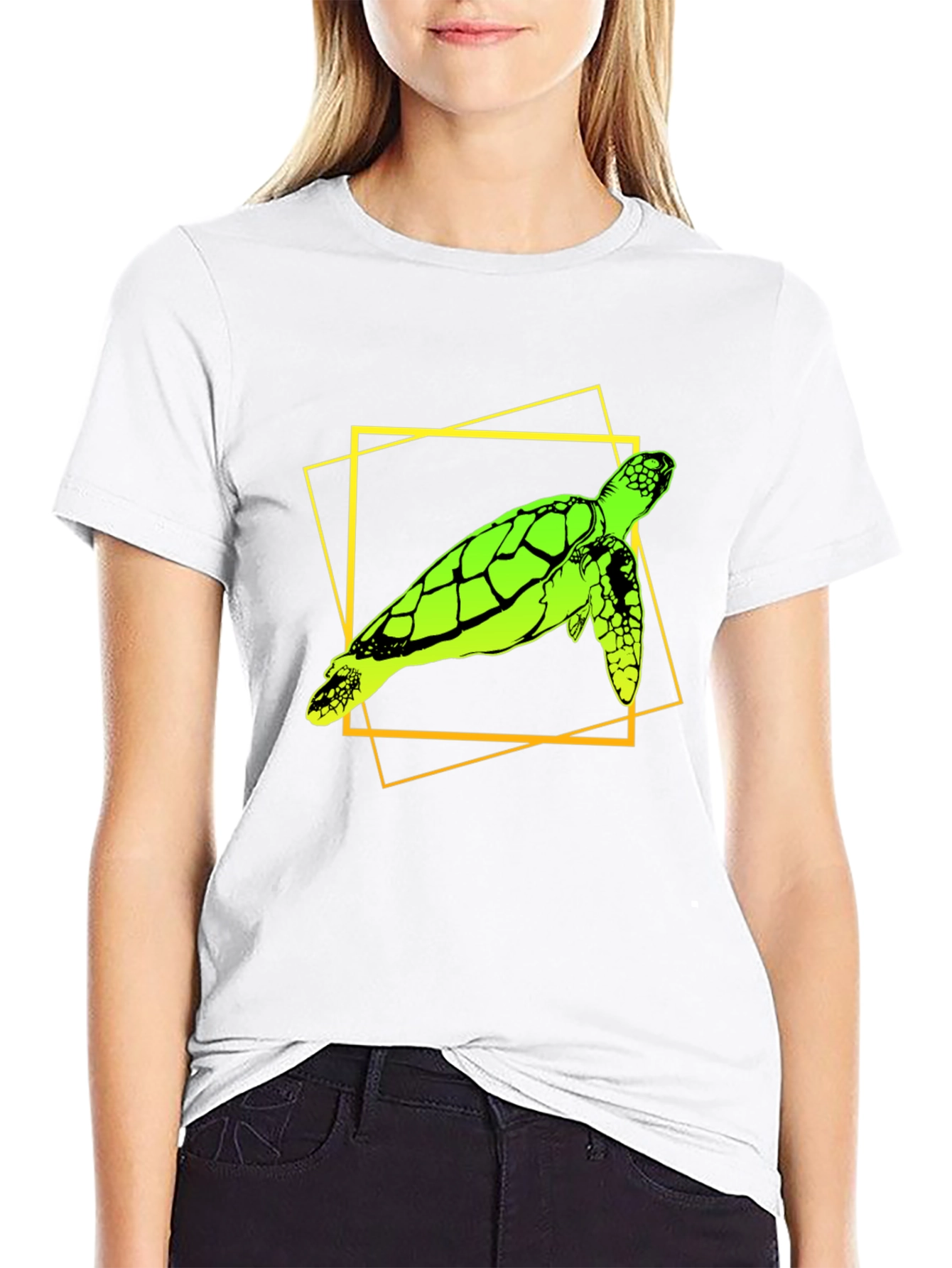Black Turtle Graphic Tee - Black view 9
