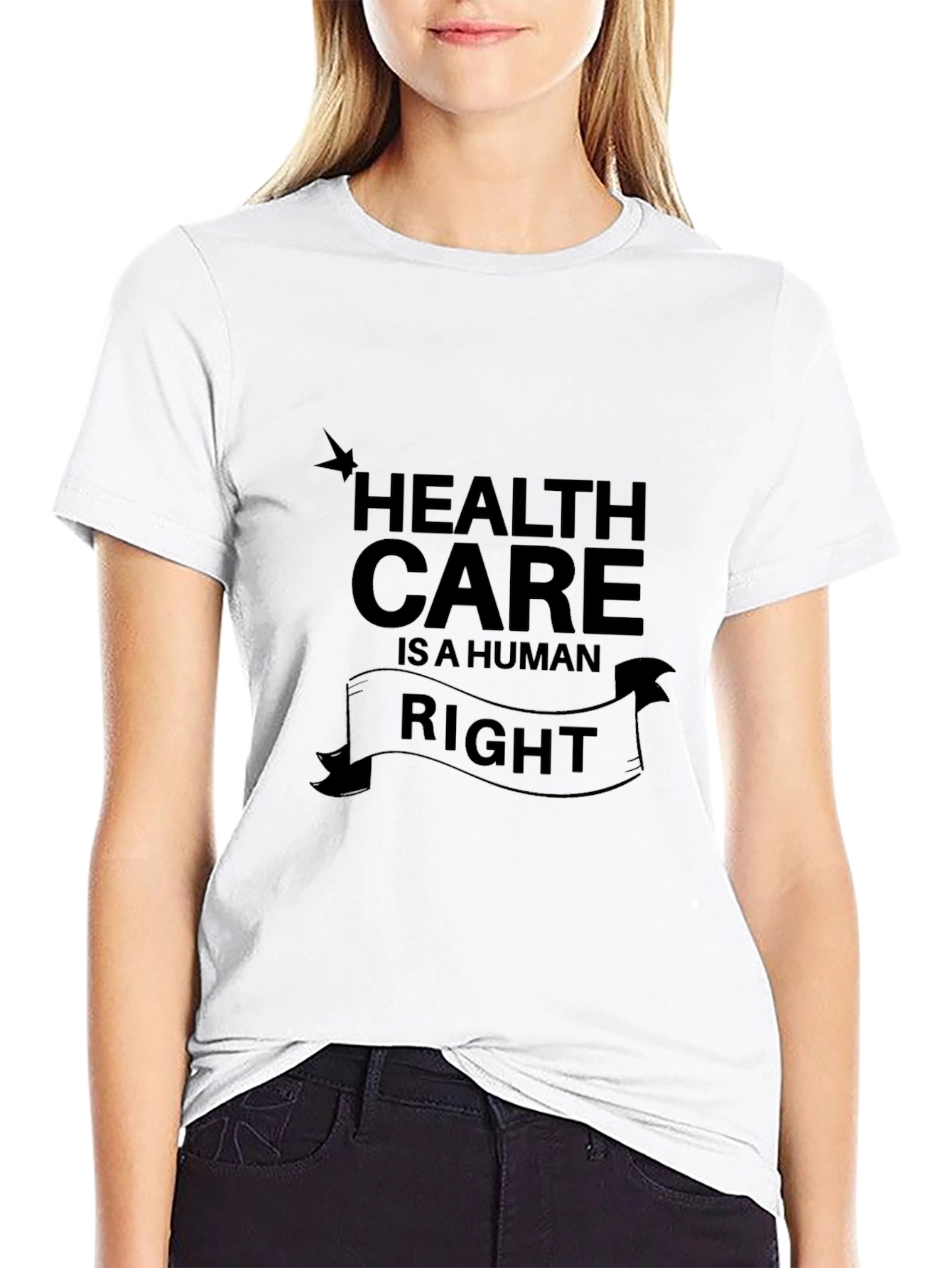 Black Health Care is a Human Right Graphic T-Shirt view 9