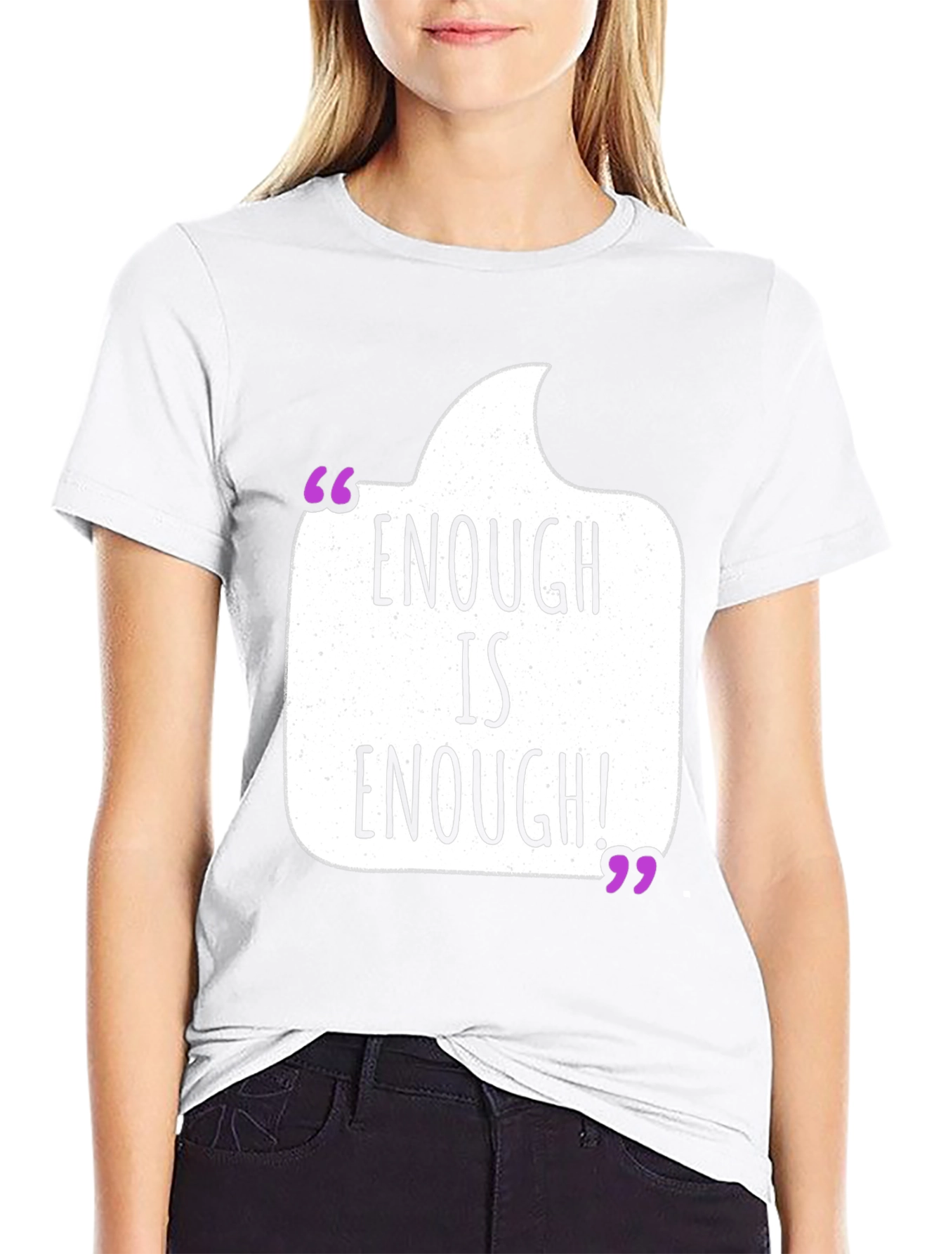 Black Enough is Enough Graphic Tee - Black view 9