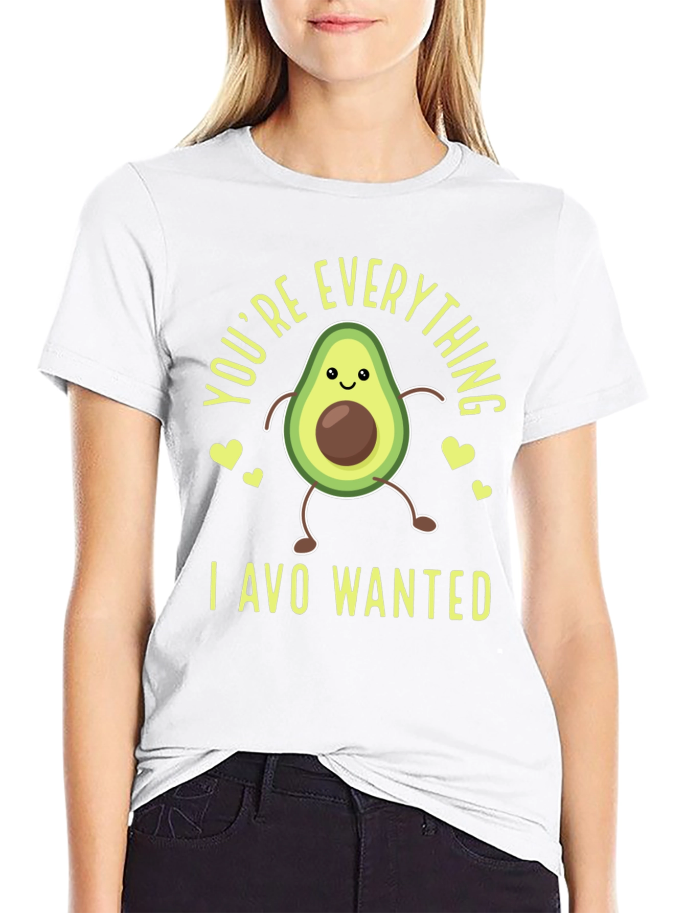 Black Avocado Everything I Avo Wanted Funny Pun T-Shirt view 9