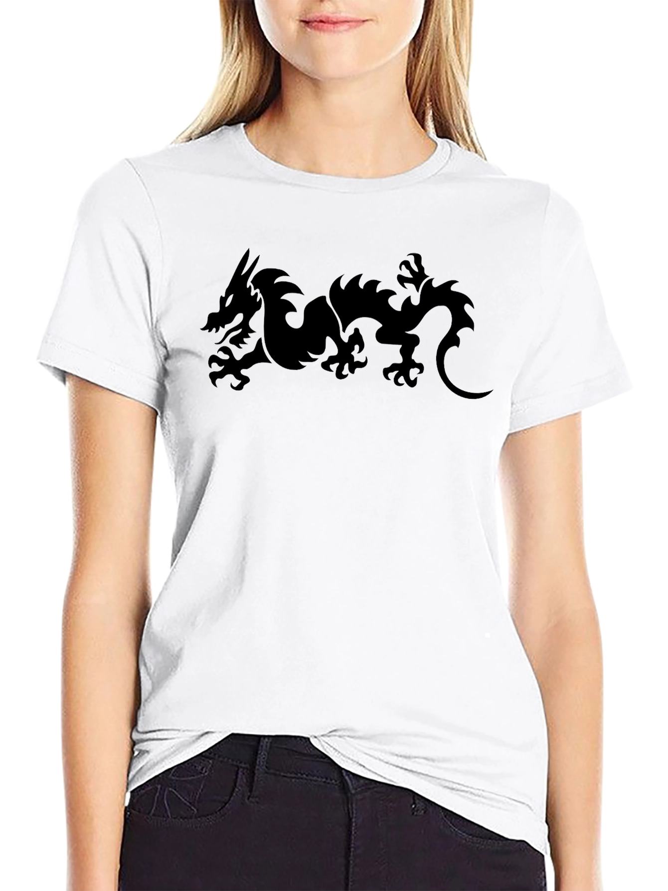 Black Black Dragon Graphic Tee - Men's Short Sleeve Shirt view 9