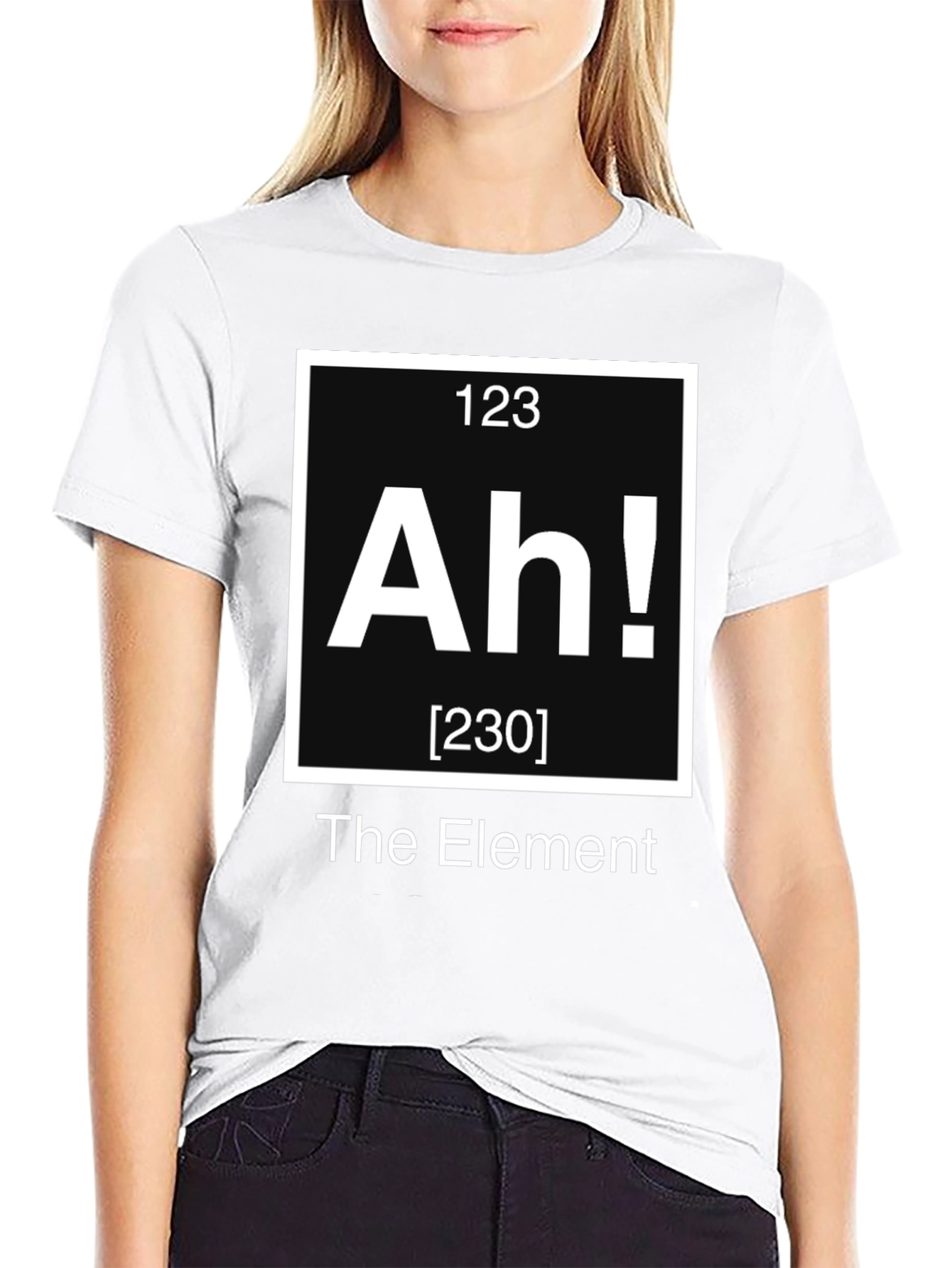 The Element "Ah!" T-Shirt - Chemistry Periodic Table Humor - 9