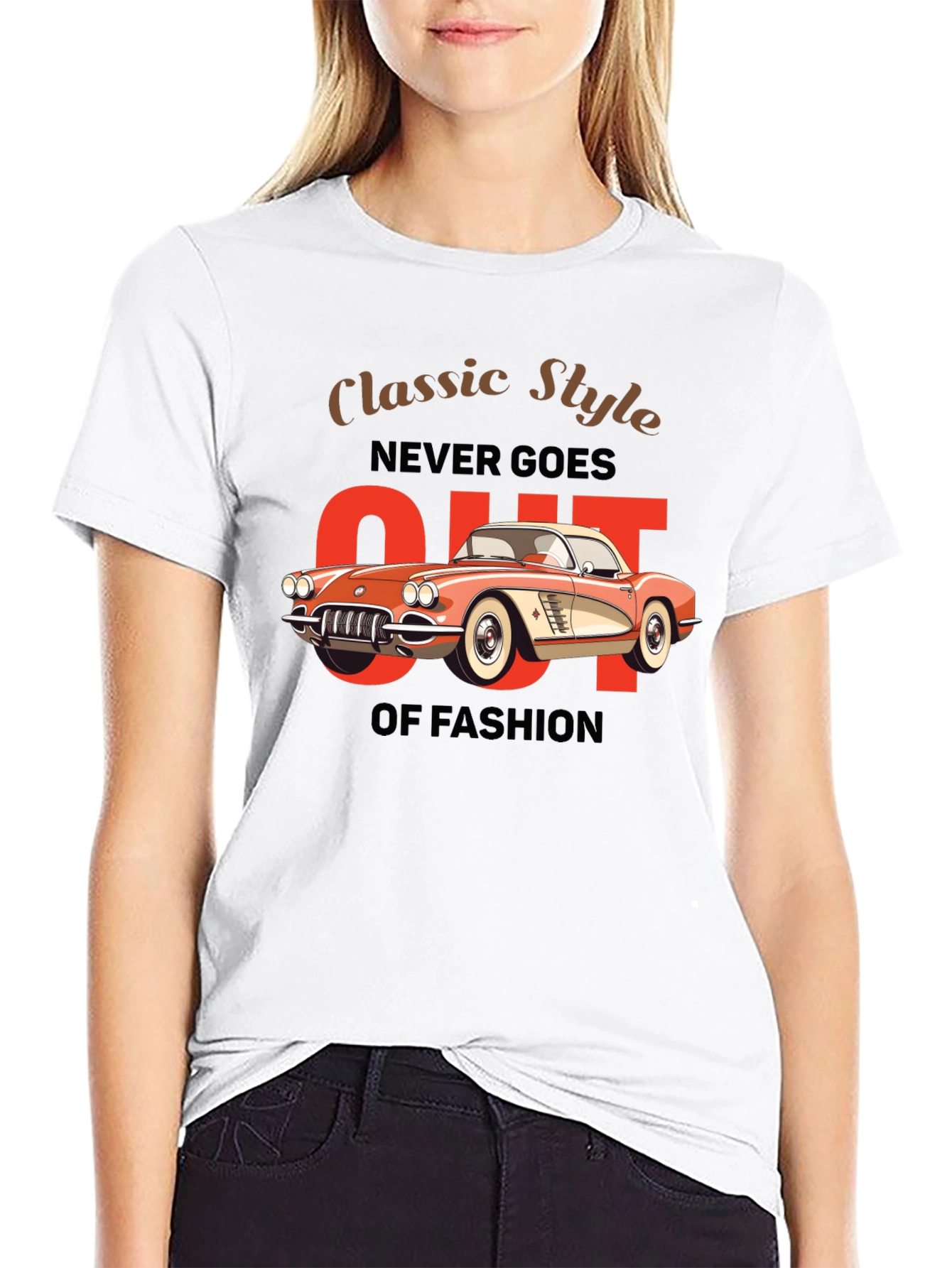 Black Classic Style Never Goes Out Of Fashion T-Shirt view 9