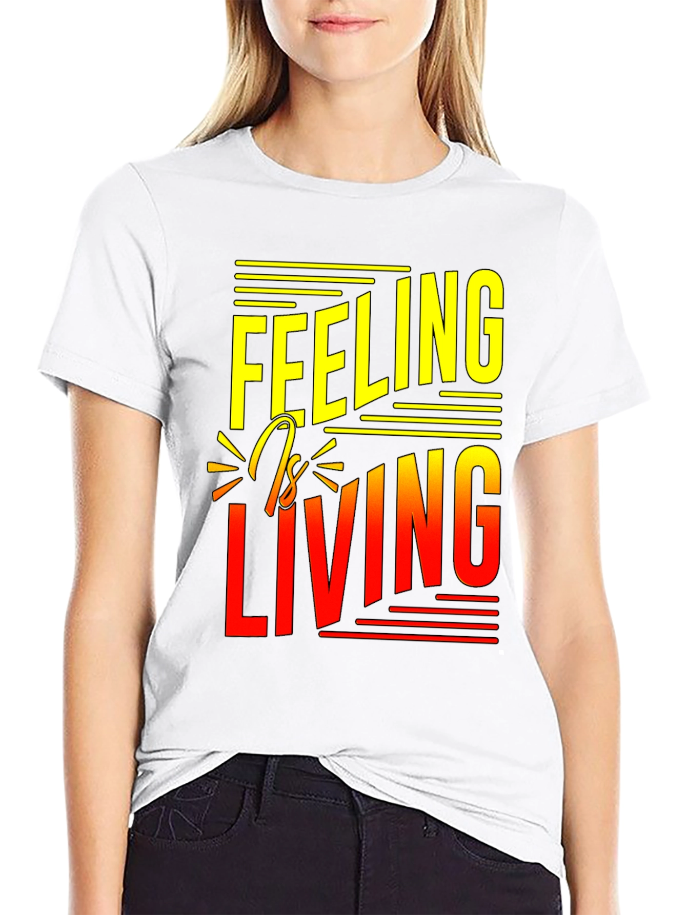 Black Feeling is Living Black Graphic Tee view 9