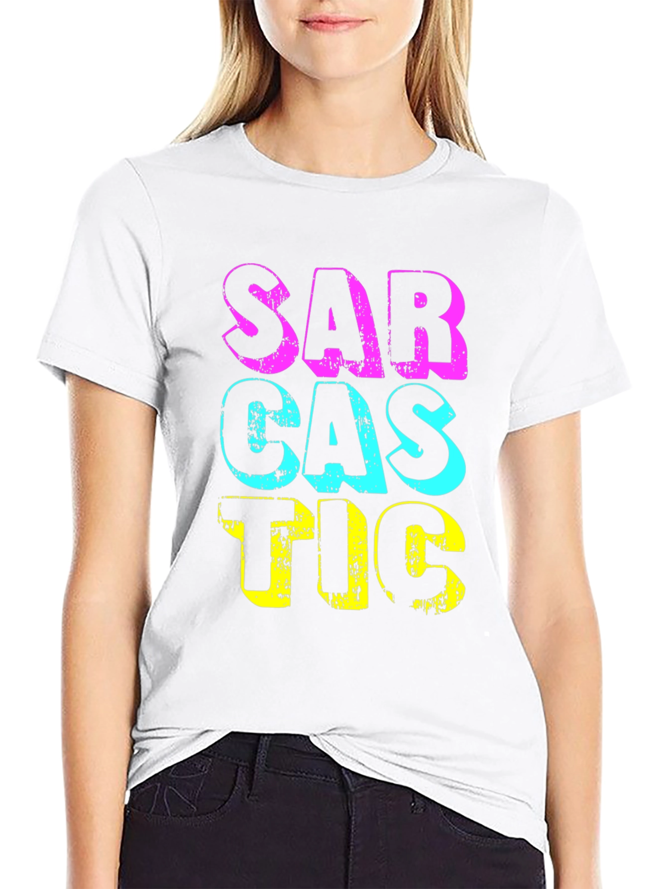 Black Sarcastic Graphic T-Shirt - Funny Statement Tee view 9