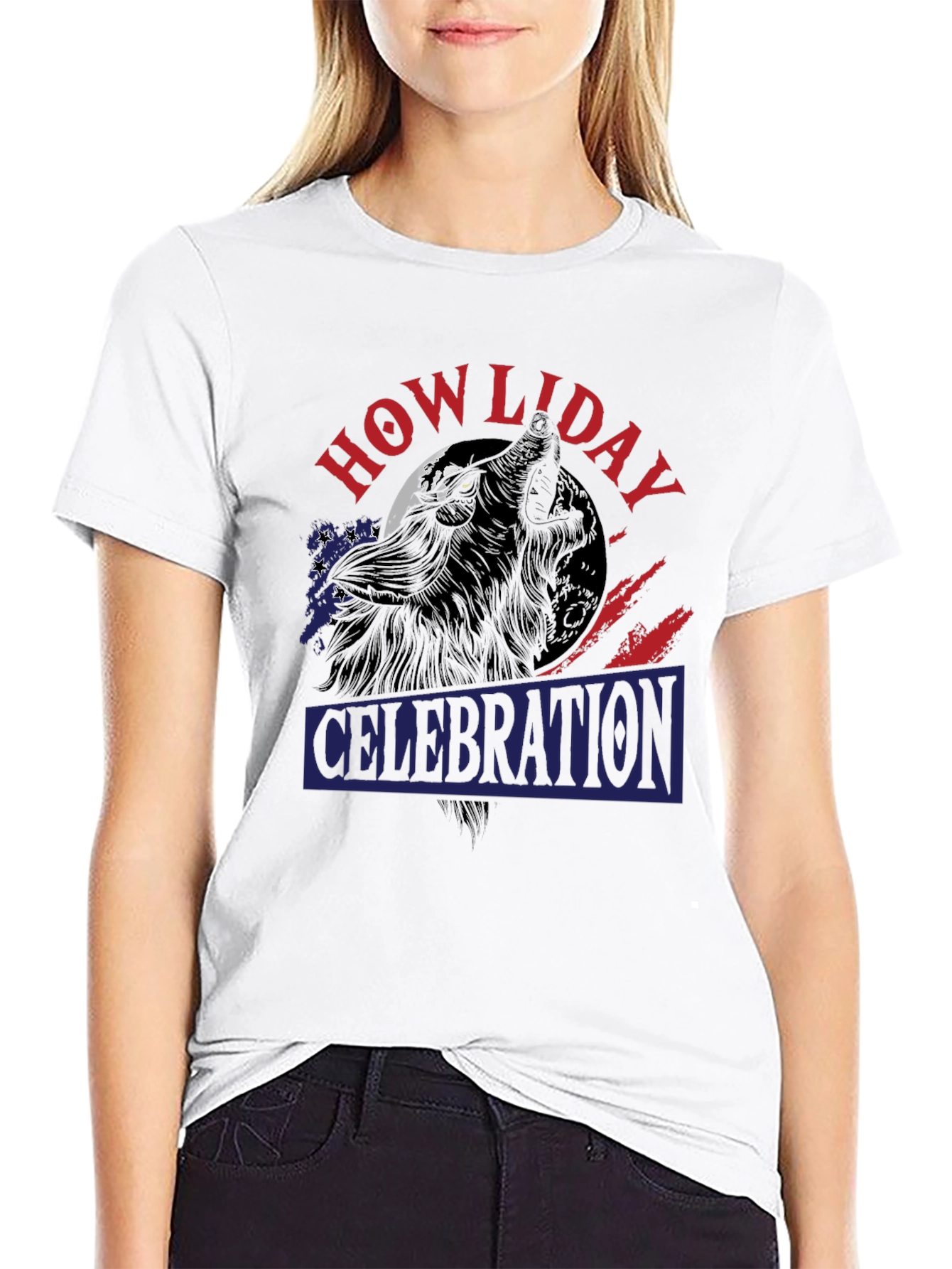 Black Howliday Celebration Black T-Shirt view 9