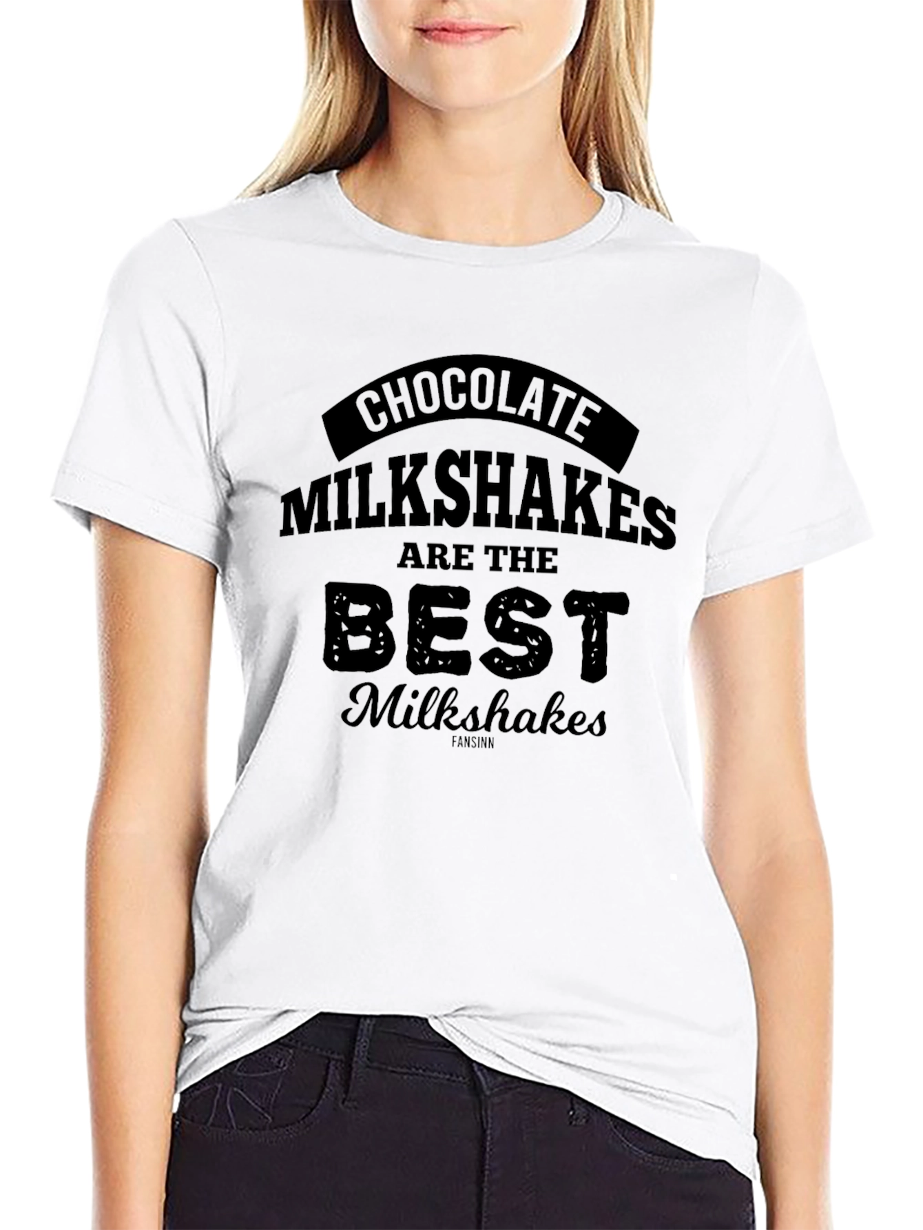 Black Chocolate Milkshake Graphic T-Shirt view 9