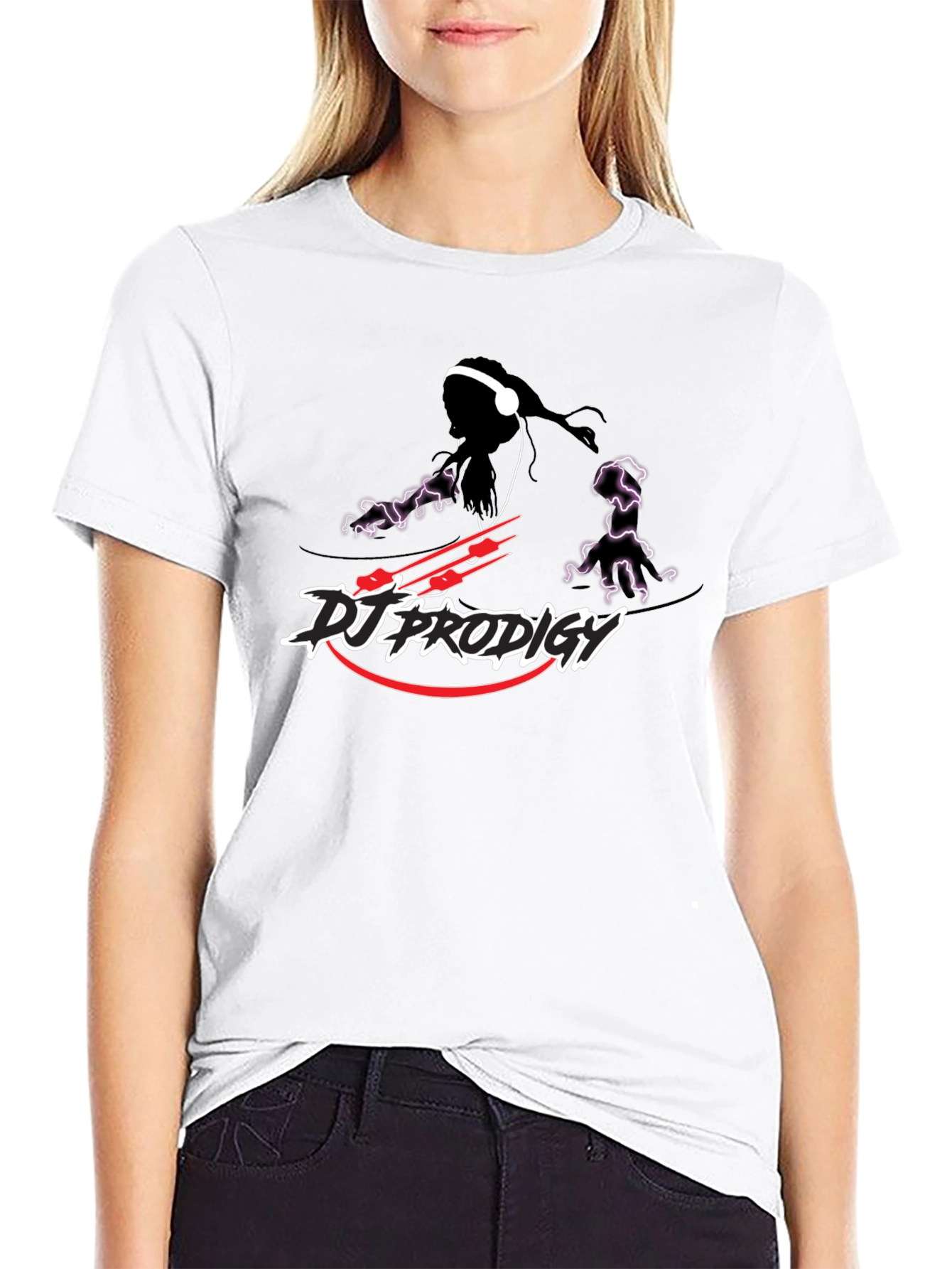 Black DJ Prodigy Graphic T-Shirt - Black view 9