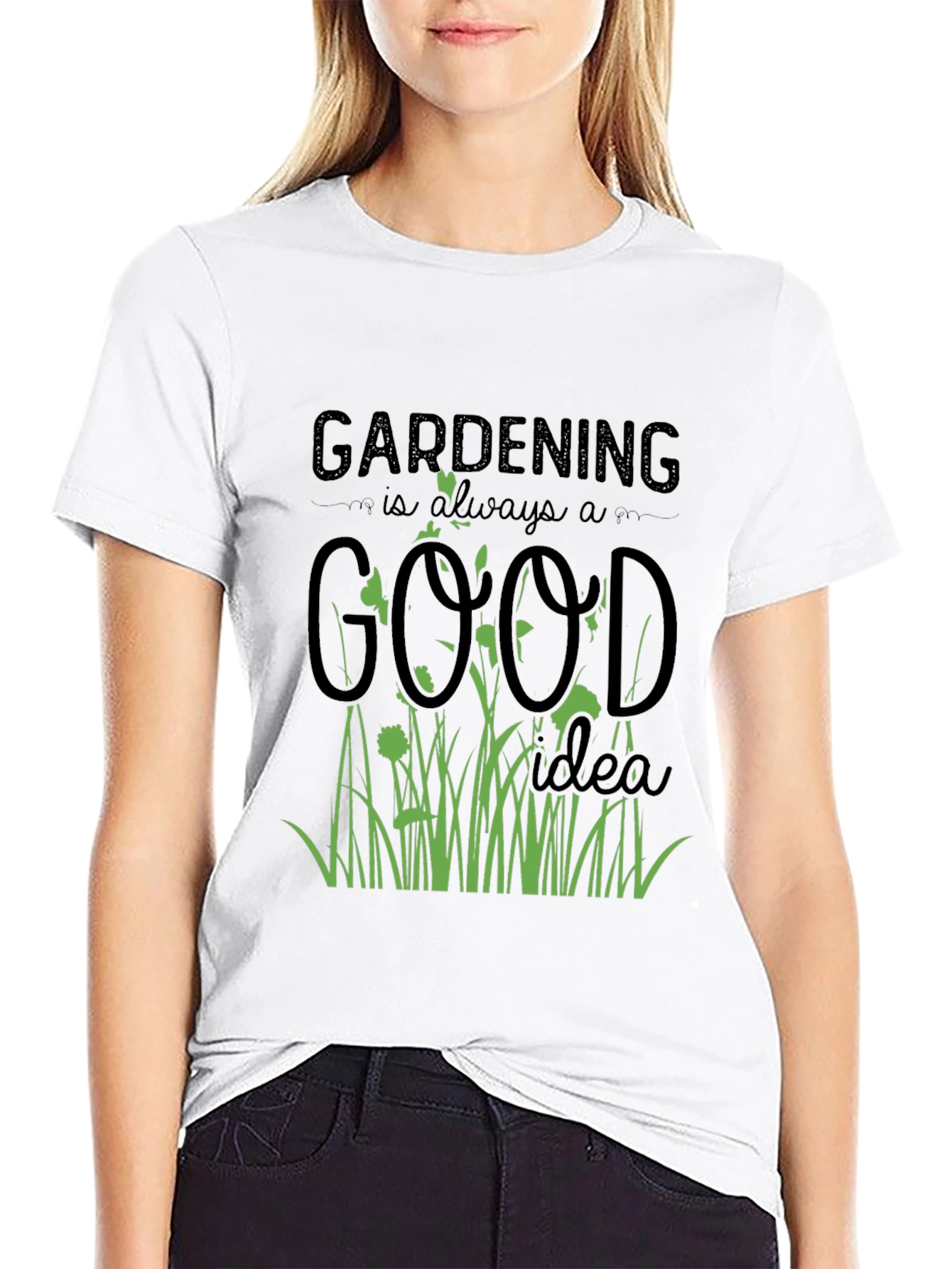 Black Gardening Is Always a Good Idea Graphic Tee view 9