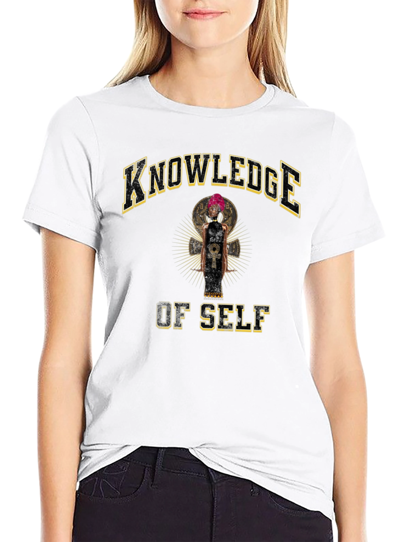 Black Knowledge of Self Graphic T-Shirt view 9
