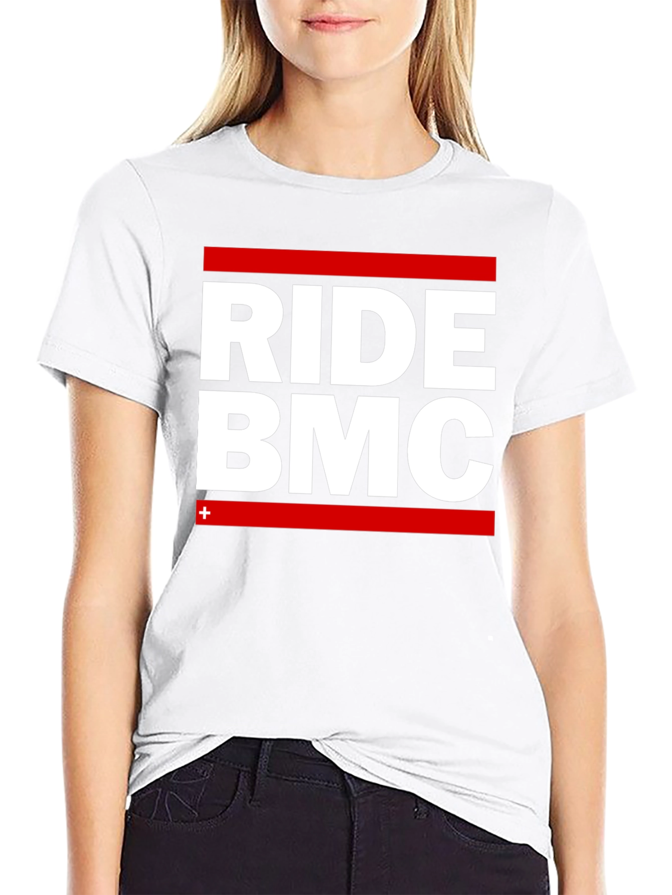 Black Ride BMC Graphic Tee - Black Cotton T-Shirt view 9