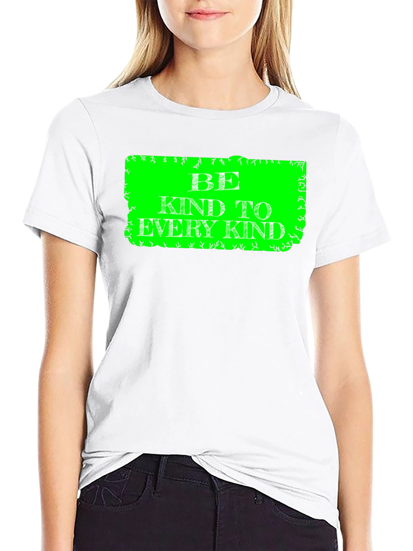 Black Be Kind To Every Kind Graphic T-Shirt view 9