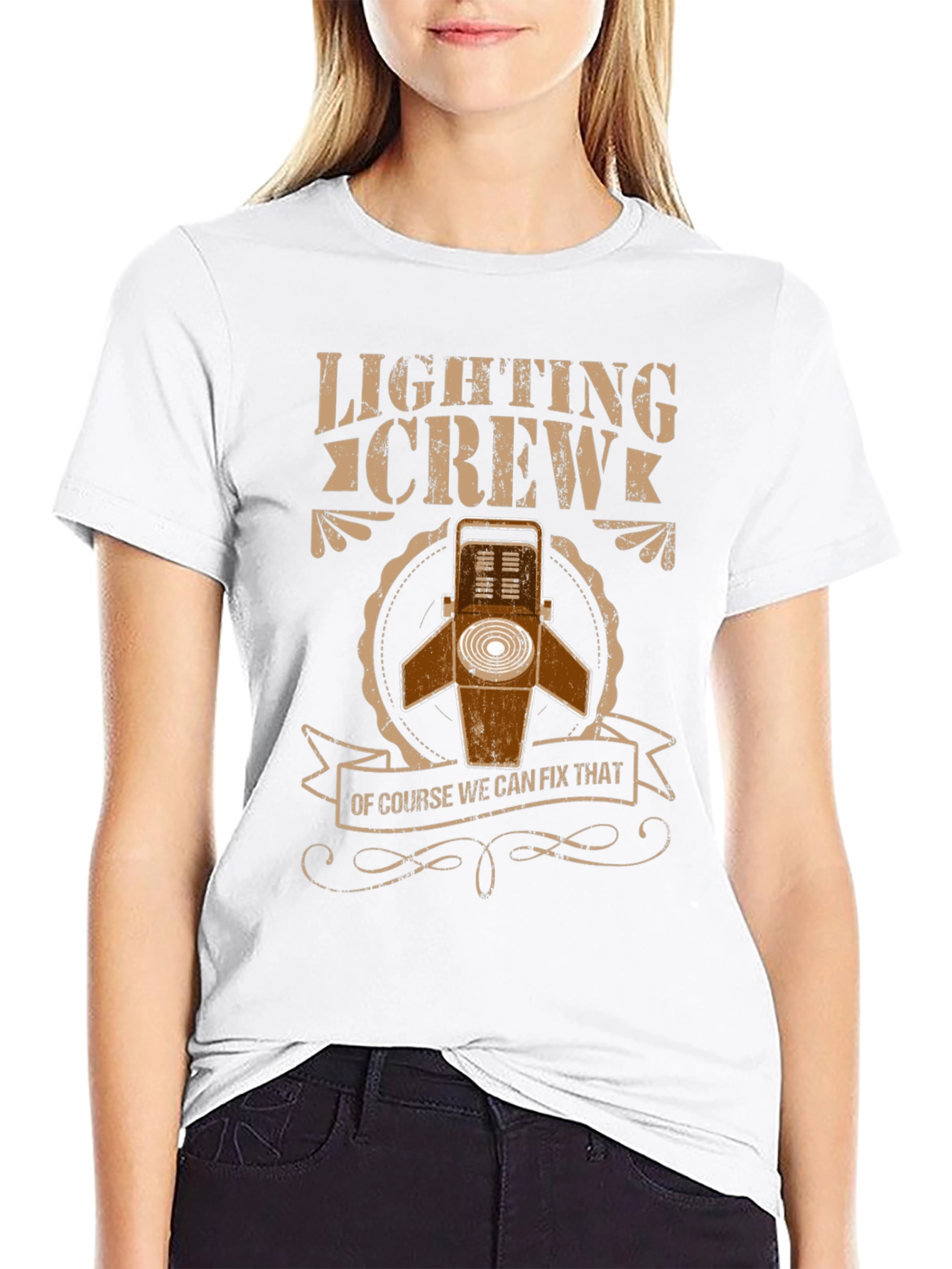 Black Lighting Crew T-Shirt - We Can Fix That view 9